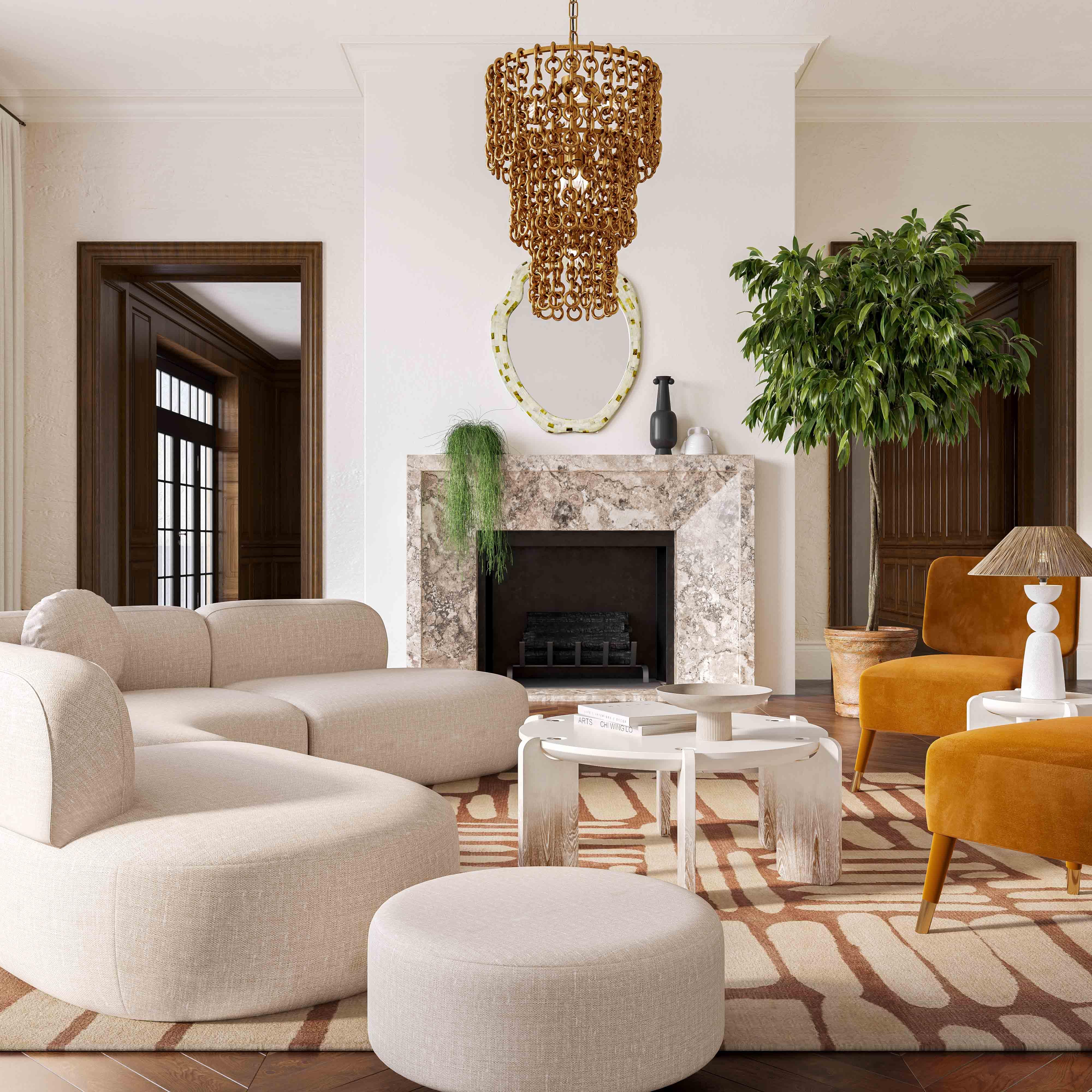 Broohah Upholstered Ottoman - Image 6