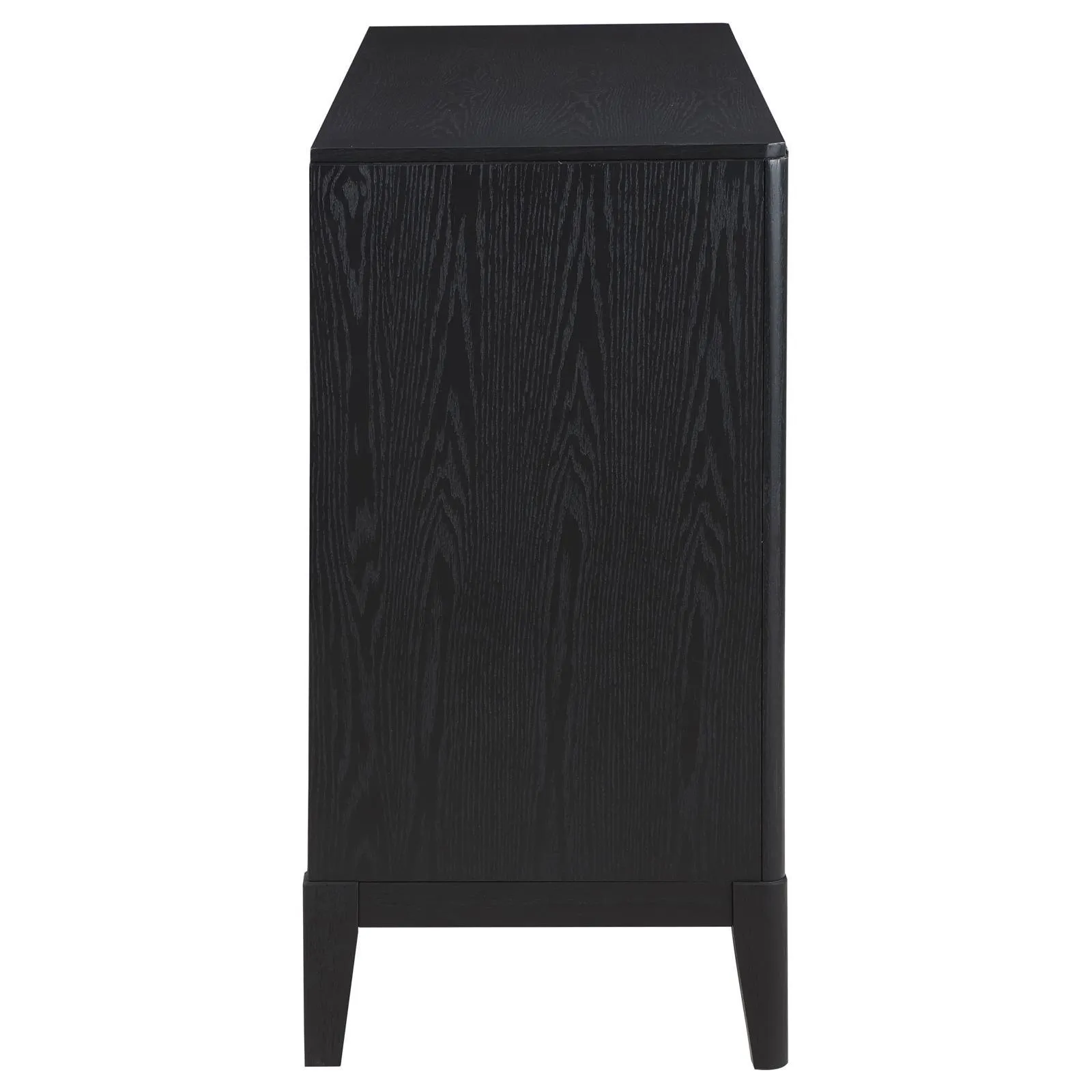 Brookmead Black 2-drawer Sideboard Buffet with Storage Cabinet - Image 9