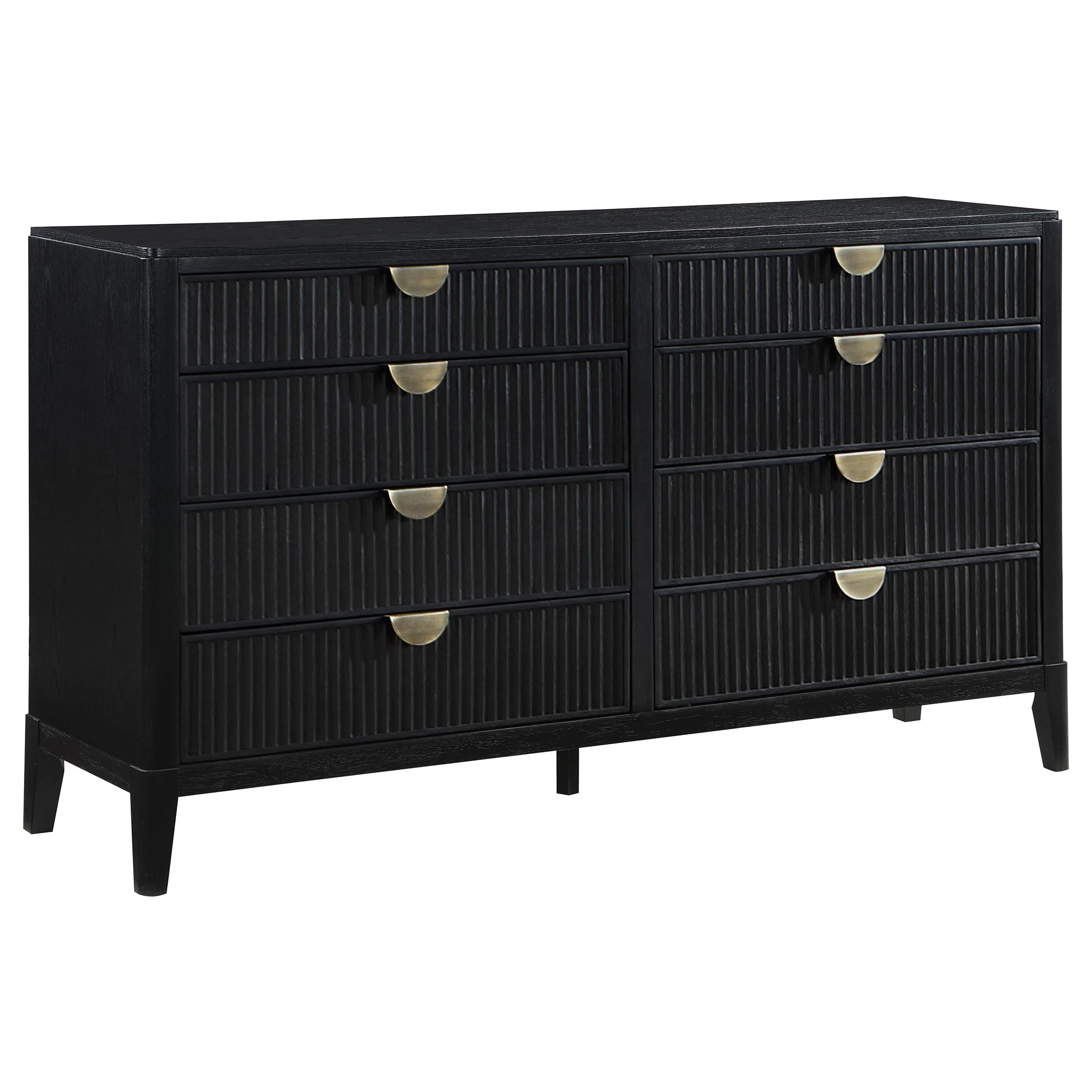 Brookmead Black 5-Piece Upholstered Queen Bedroom Set - Image 7