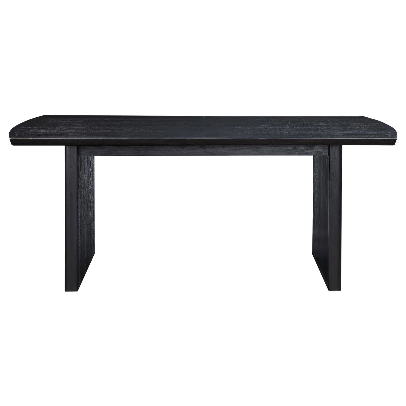 Brookmead Black 7-Piece Rectangular Dining Set with 18" Removable Extension Leaf - Image 5