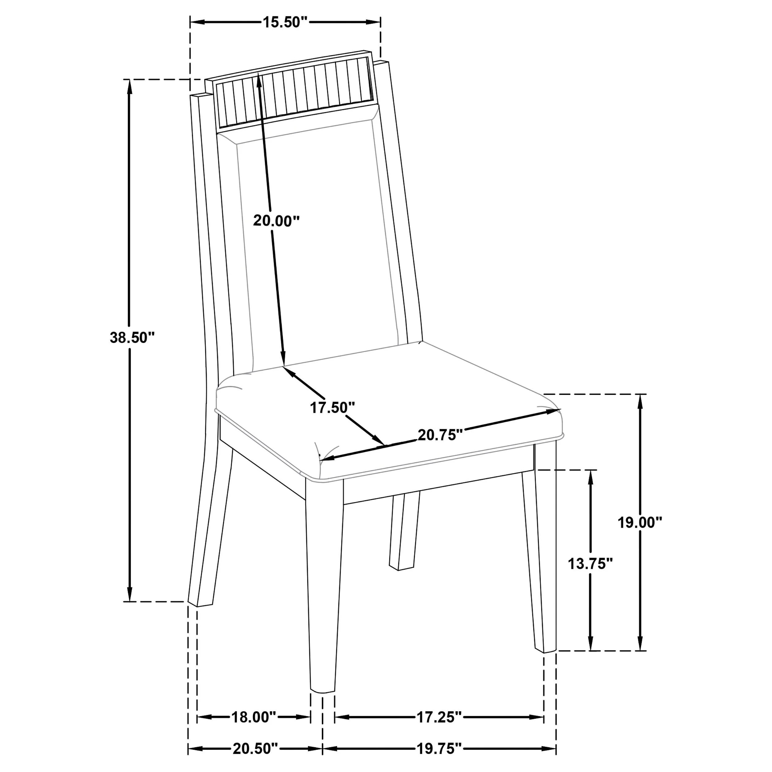 Brookmead Black 9-Piece Extension Leaf Dining Table Set - Image 19