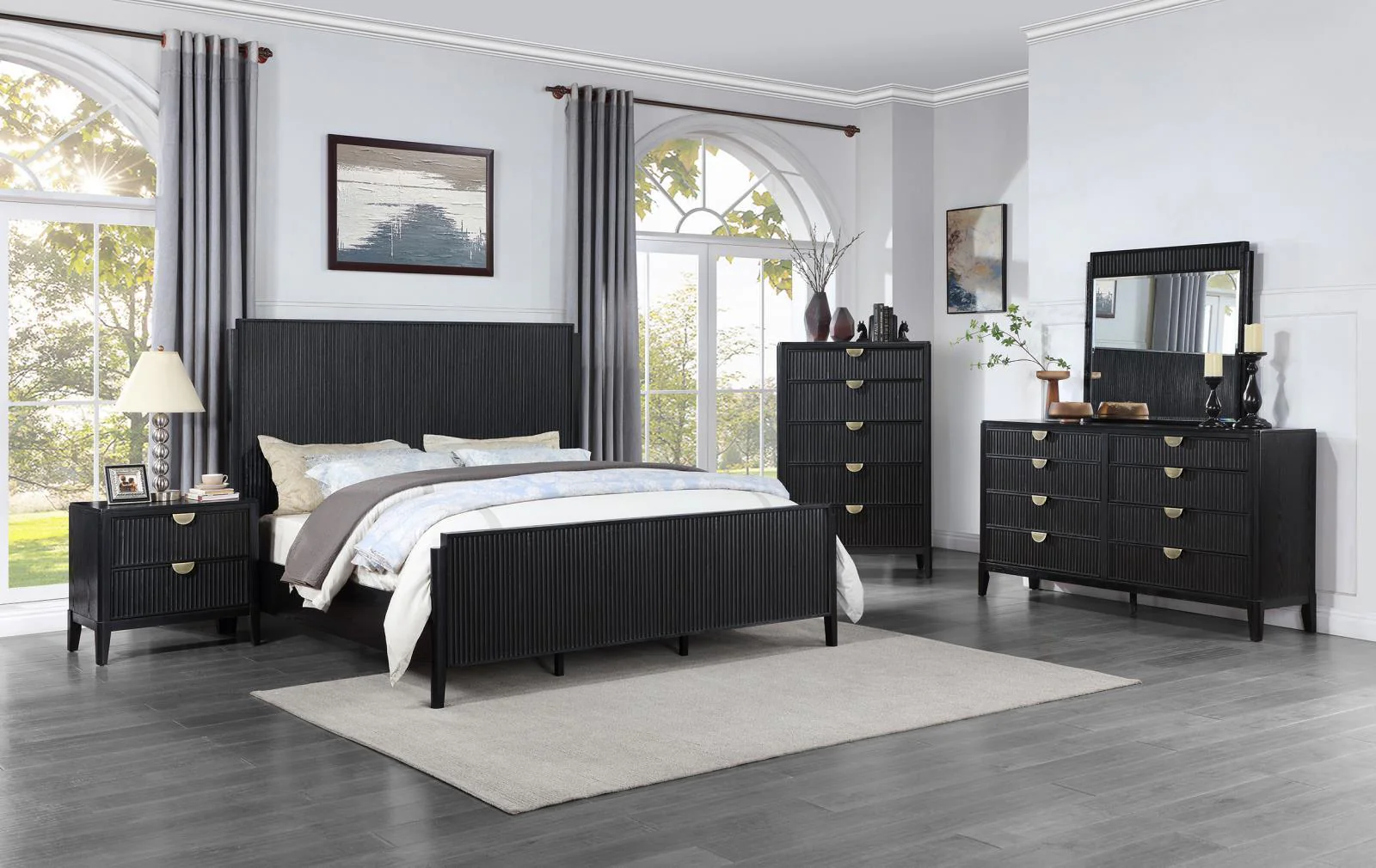 Brookmead Dresser Mirror Black - Image 5