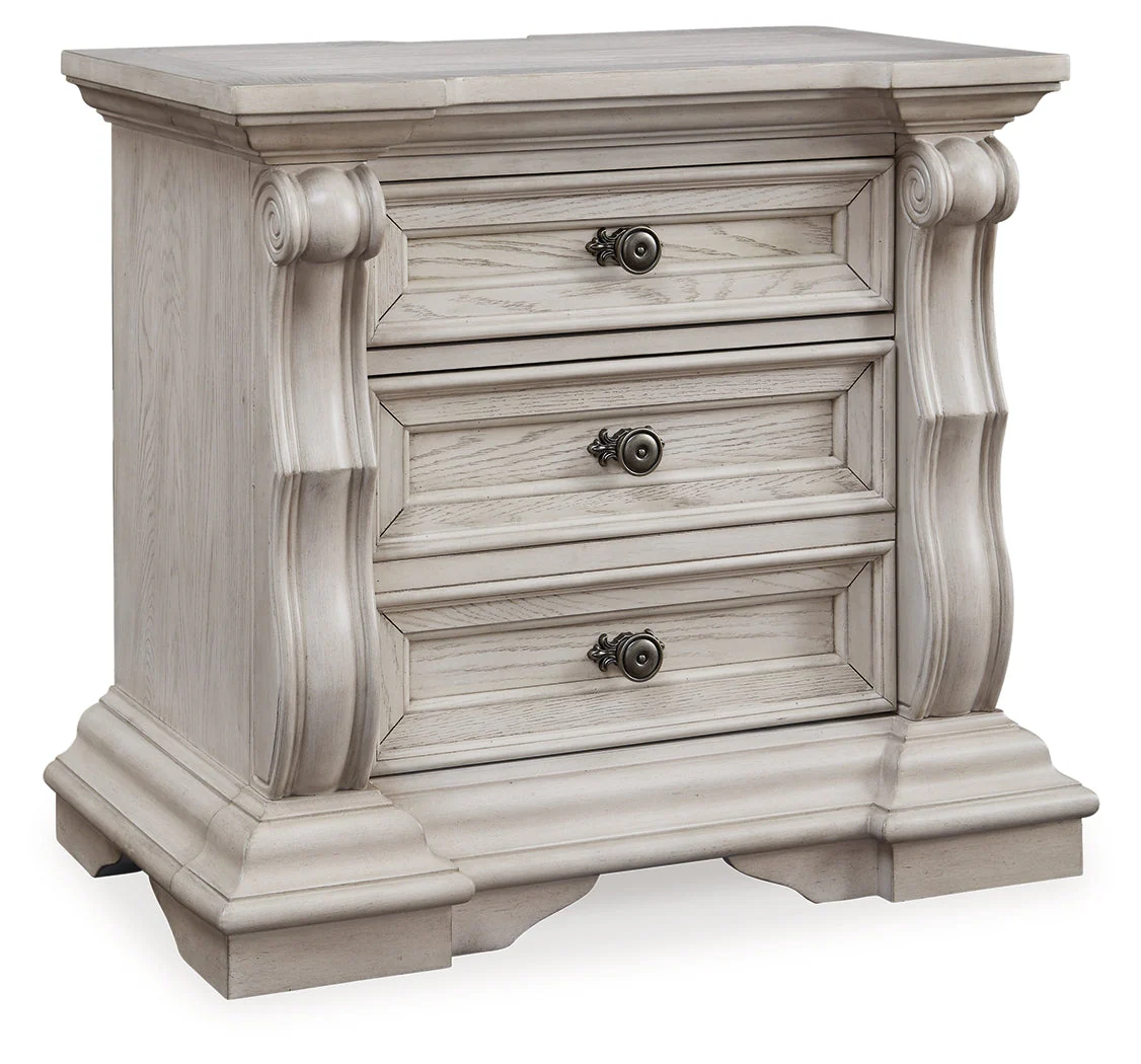 Bruchandi Antique White Nightstand - Image 2