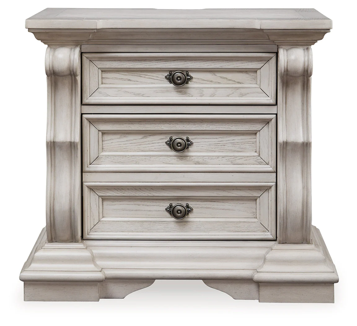Bruchandi Antique White Nightstand - Image 4