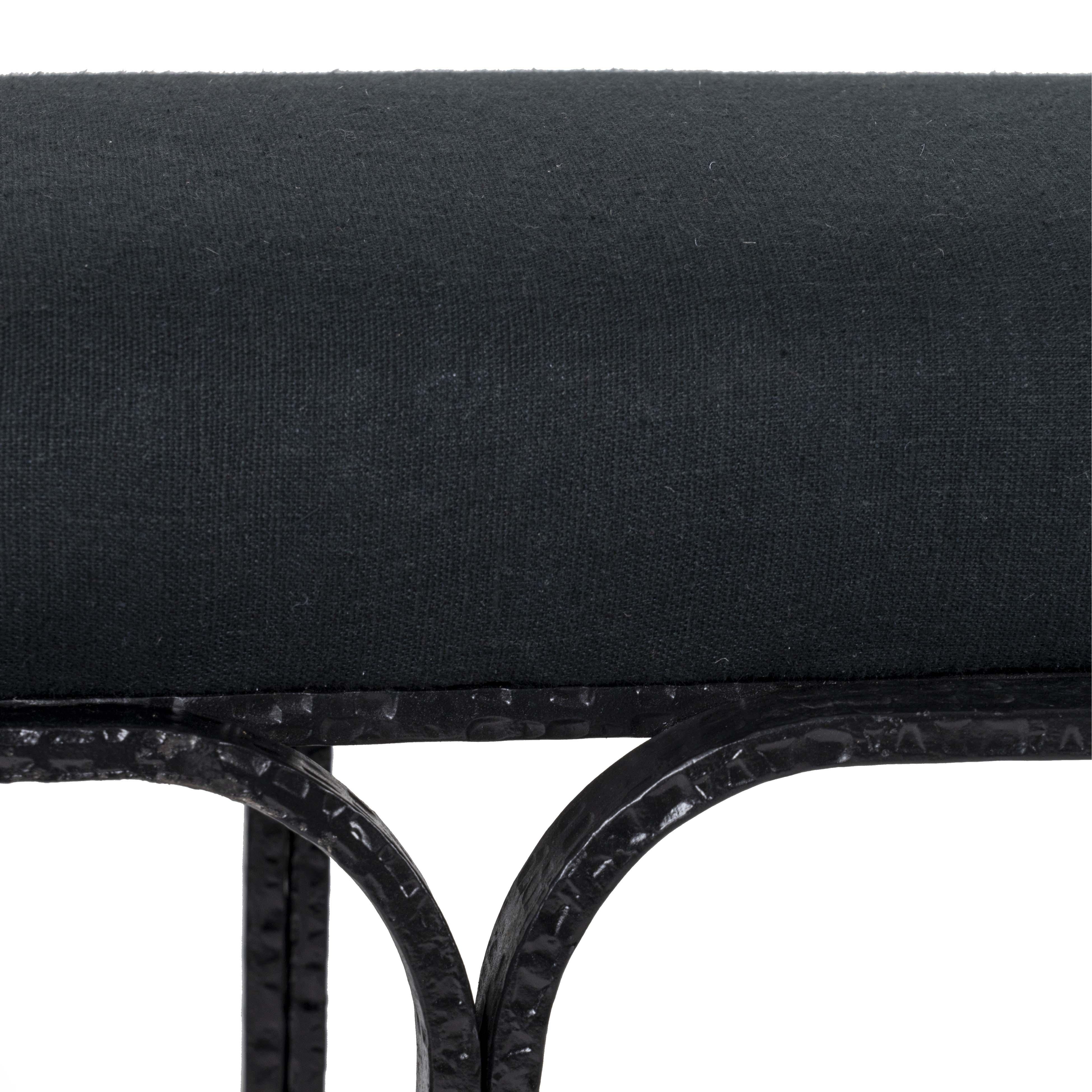 Bryn Black Bench - Image 5
