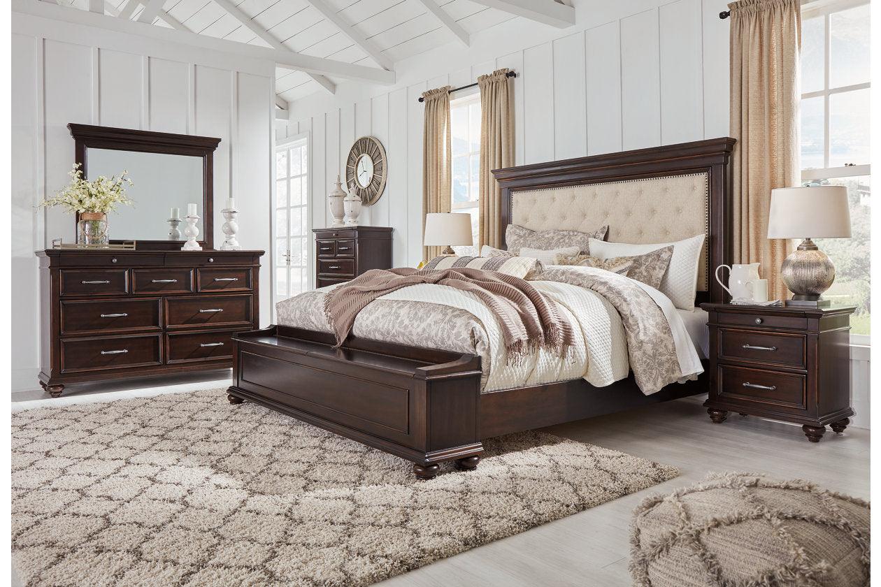 Brynhurst Dark Brown Bedroom Mirror (Mirror Only) - Image 6