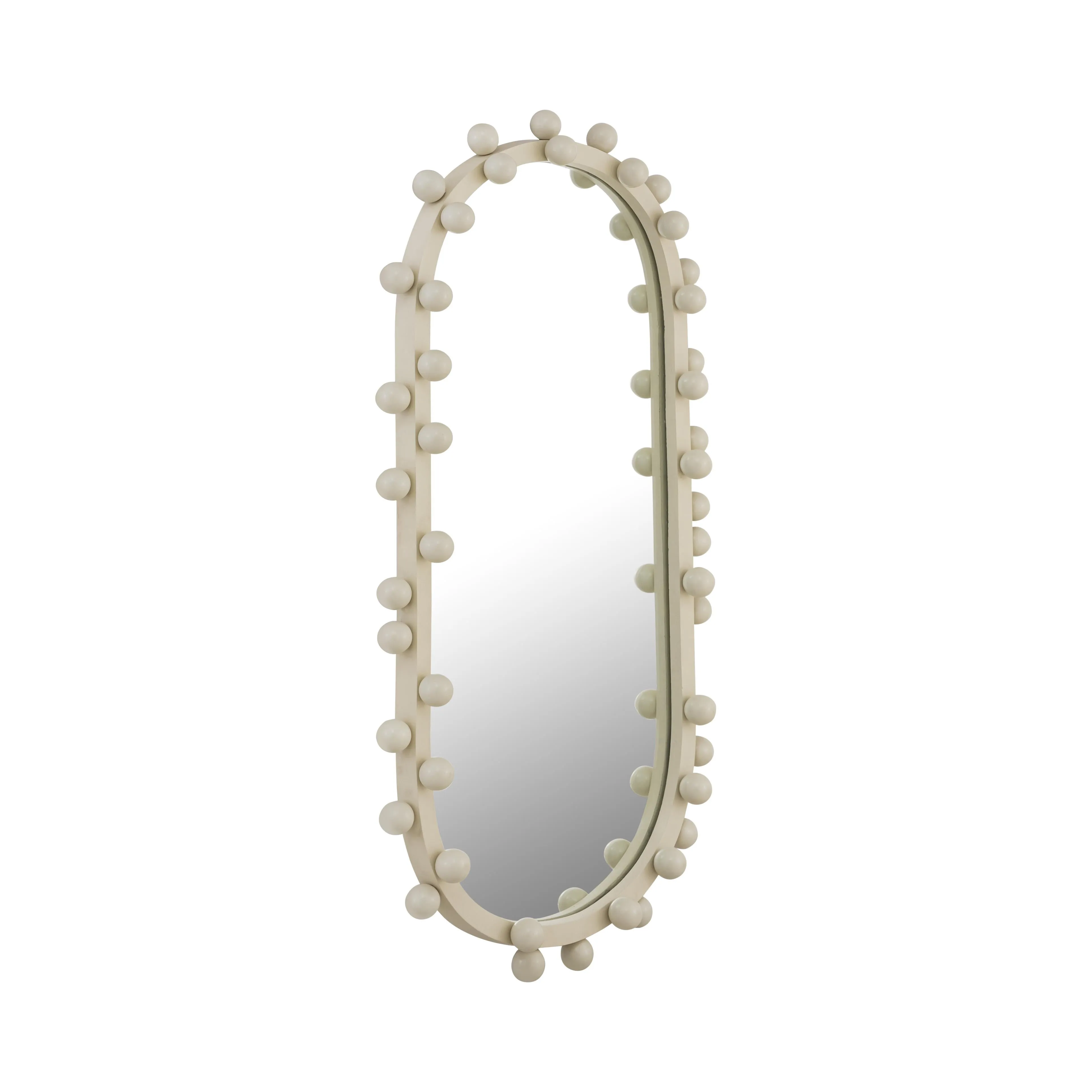 Bubbles Ivory Oval Wall Mirror - Image 10