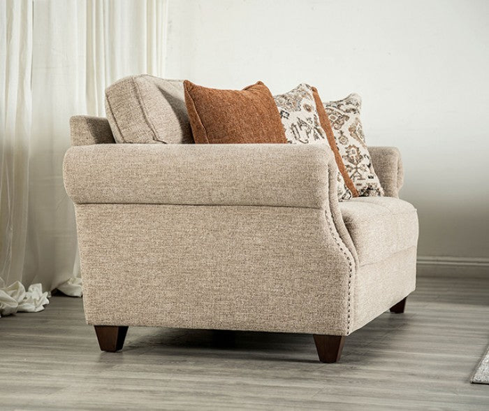 Buckhurst Taupe Upholstery Living Room Set - Image 5