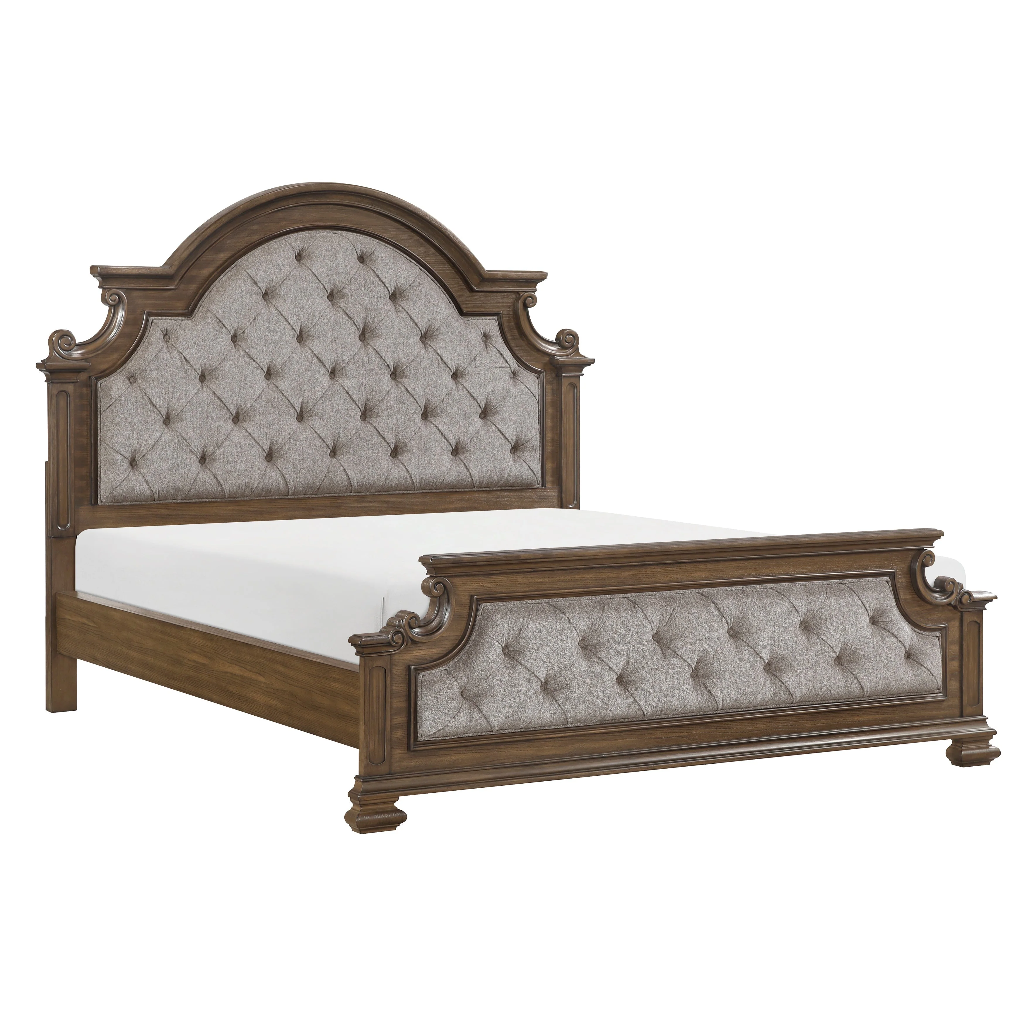Buckingham Brown Panel Bedroom Set - Image 4