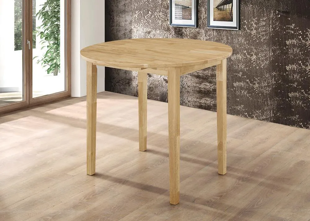 Bucknell Natural/Tan 3-Piece Dining Set with Drop Leaf - Image 2