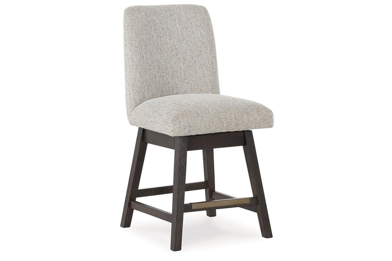 Burkhaus Dark Brown Counter Height Dining Table and 4 Barstools - Image 4