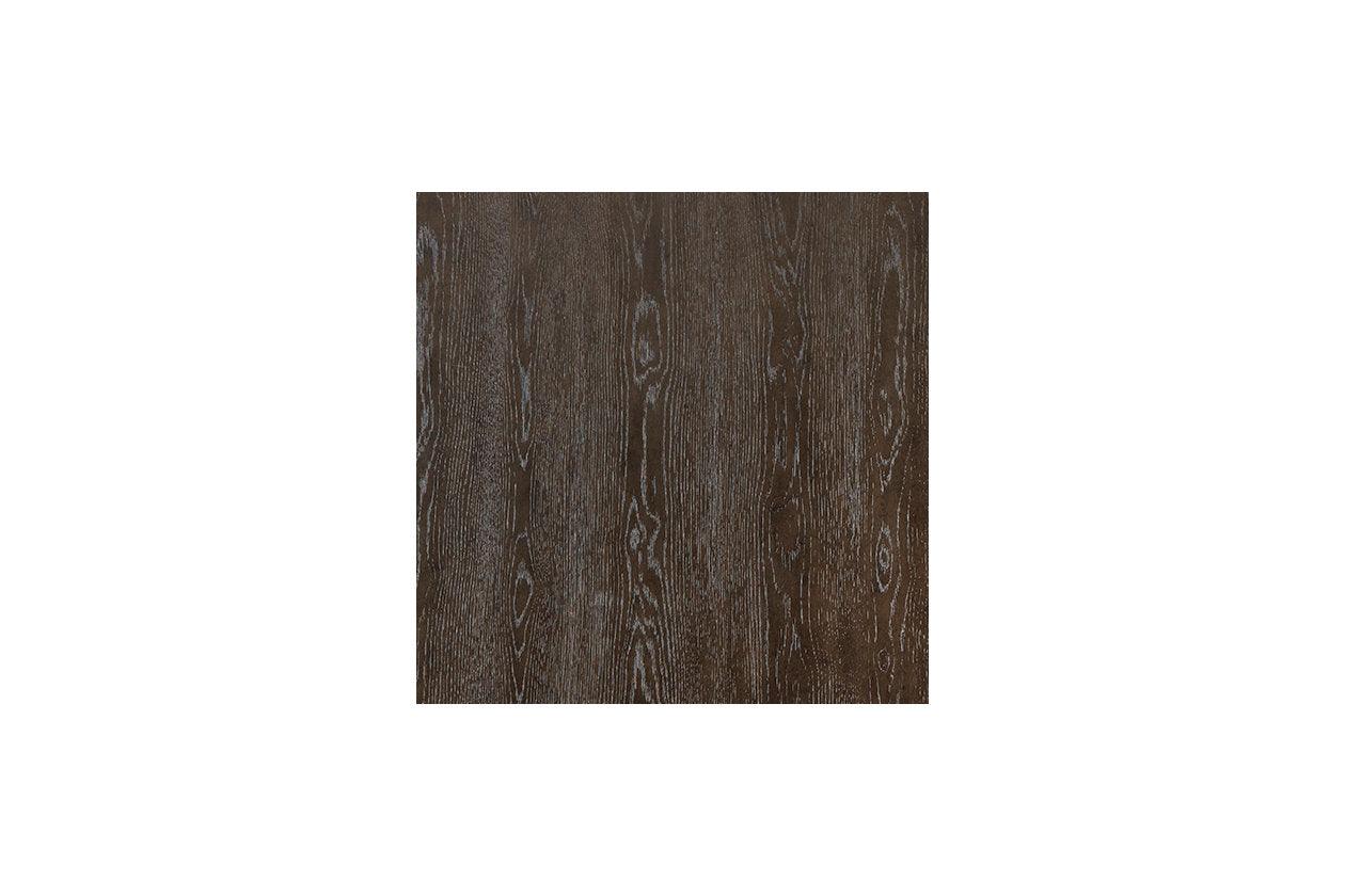 Burkhaus Dark Brown Counter Height Dining Table and 4 Barstools - Image 9