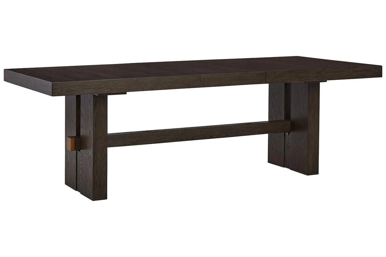 Burkhaus Dark Brown Dining Extension Table - Image 8