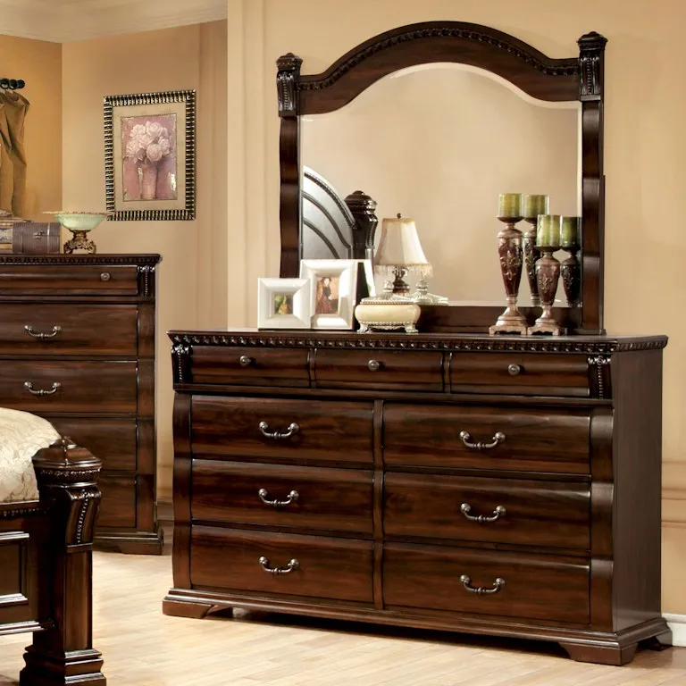 Burleigh Cherry 5-Piece Queen Bedroom Set - Image 4