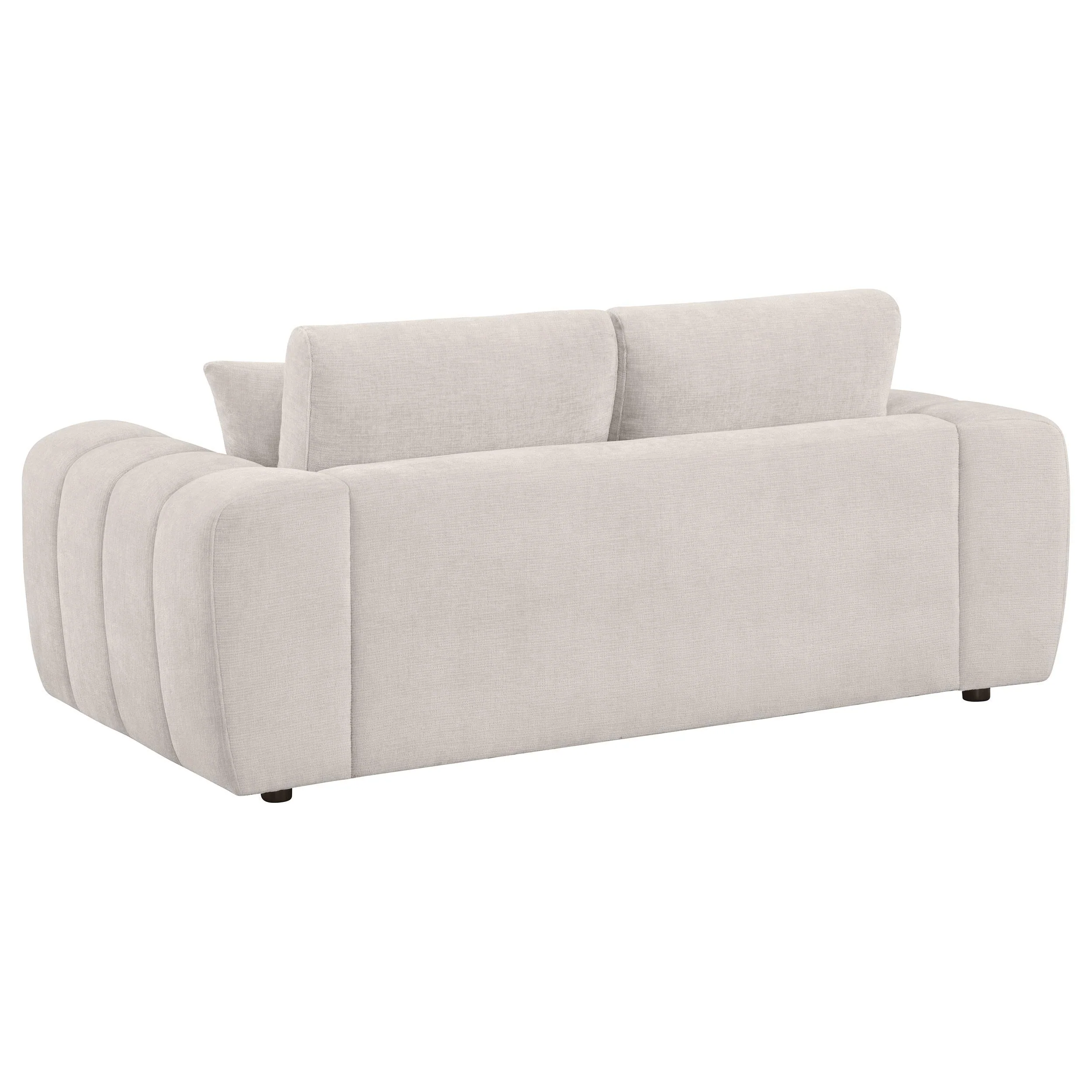 Burnett Ivory 4-piece Chenille Upholstered Sofa Set - Image 6