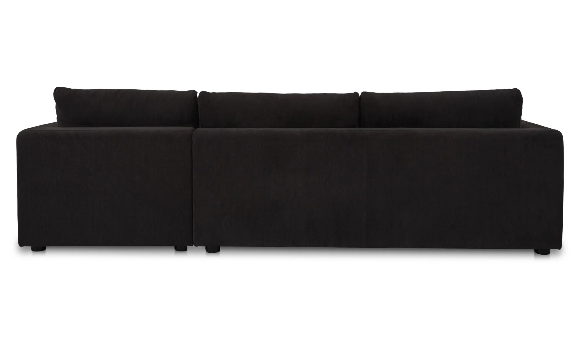 Burrow Sleeper Sectional With Storage Chaise Black - Image 6