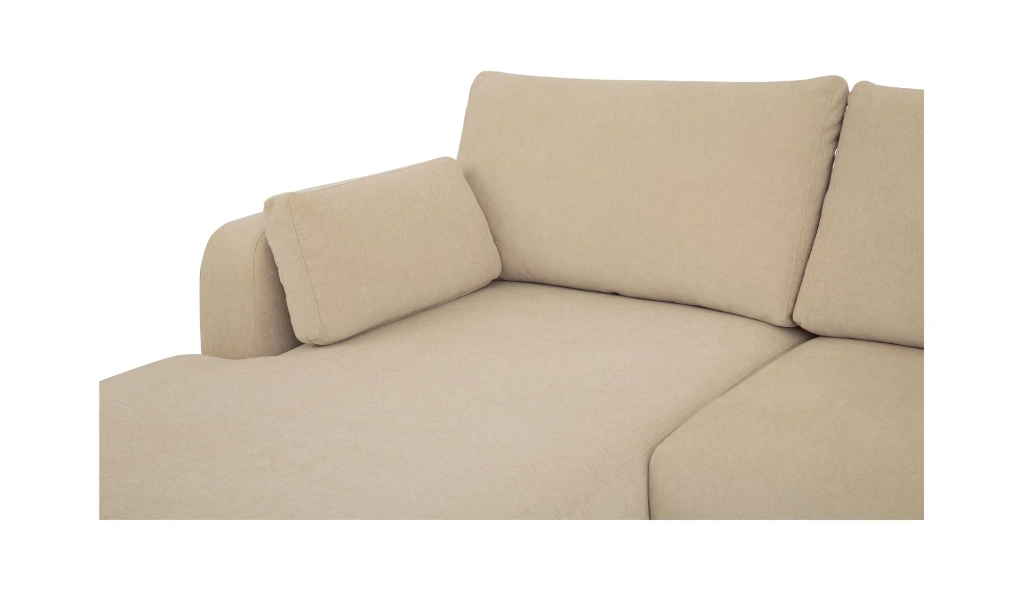 Burrow Sleeper Sectional With Storage Chaise Sand - Image 10