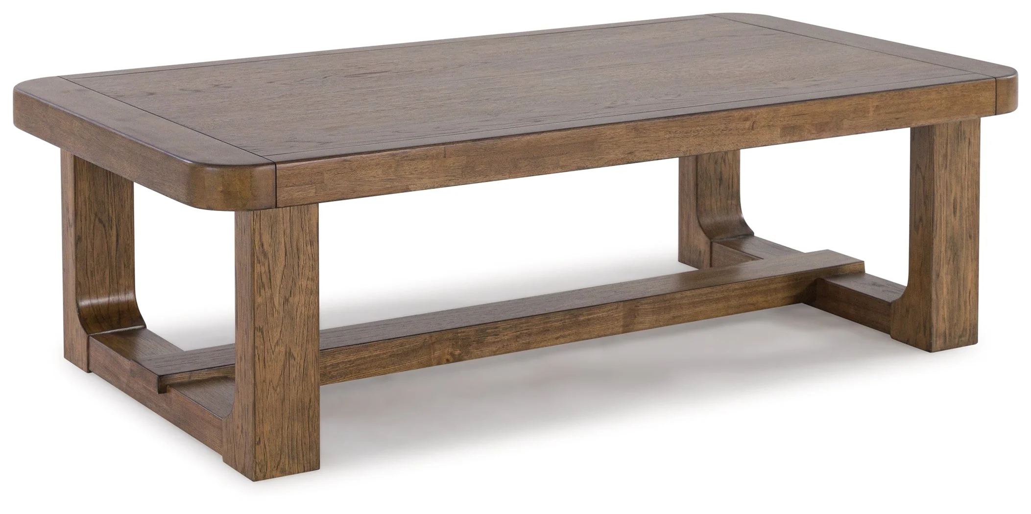 Cabalynn Coffee Table with 1 End Table in Light Brown