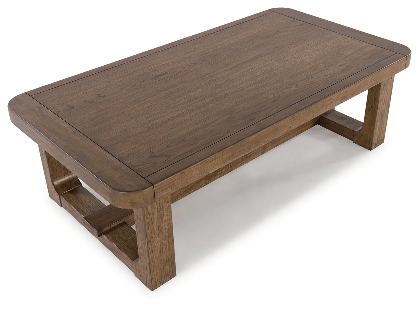Cabalynn Coffee Table with 1 End Table in Light Brown - Image 2