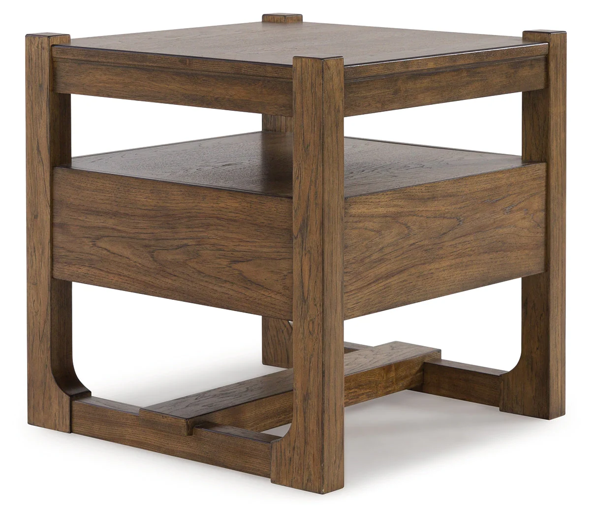 Cabalynn Coffee Table with 1 End Table in Light Brown - Image 9