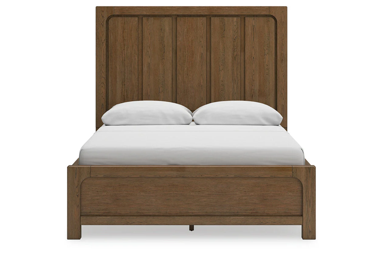 Cabalynn Light Brown Queen Storage Platform Bed - Image 5