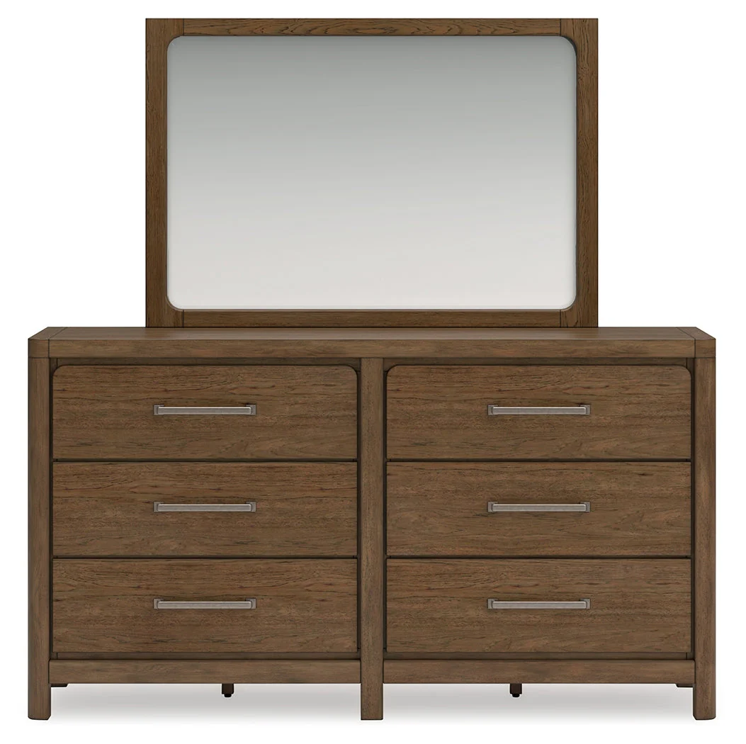 Cabalynn Light Brown Upholstered Panel Bedroom Set - Image 16