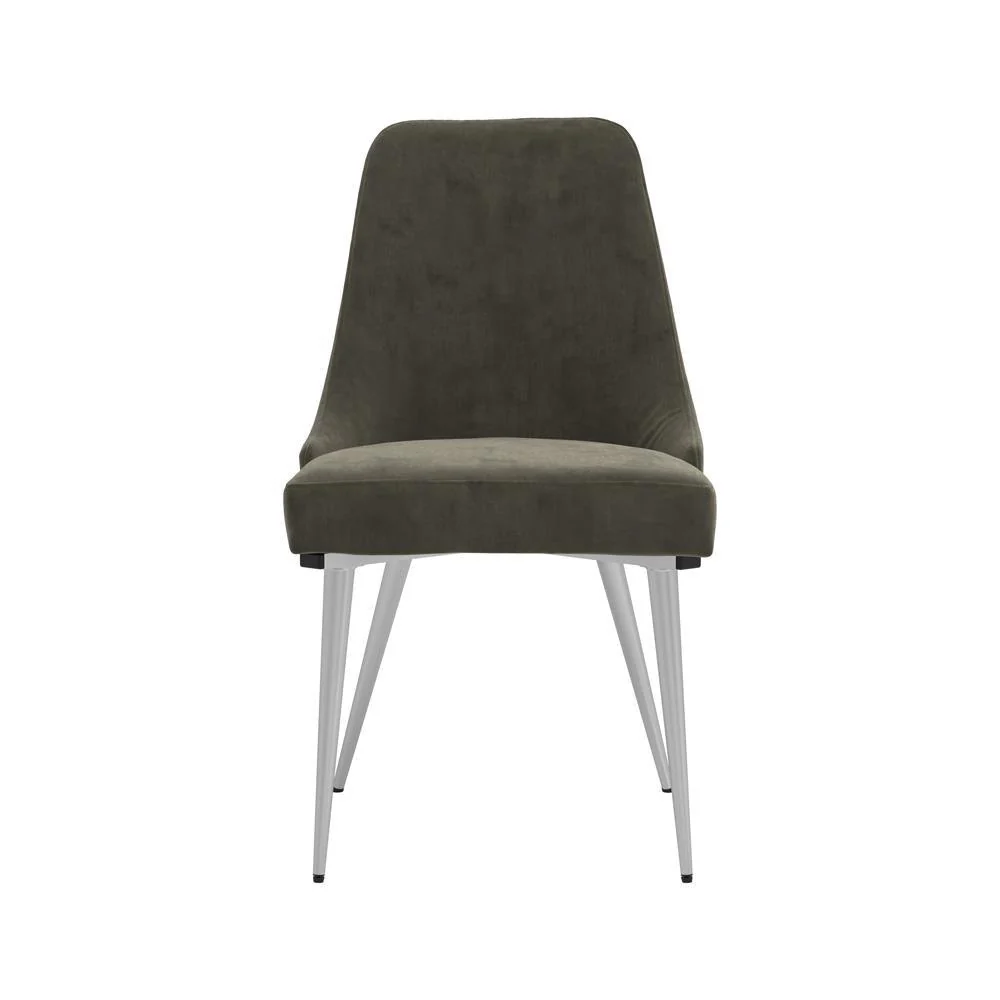 Cabianca Gray Curved Back Side Chairs, Set of 2 - Image 2