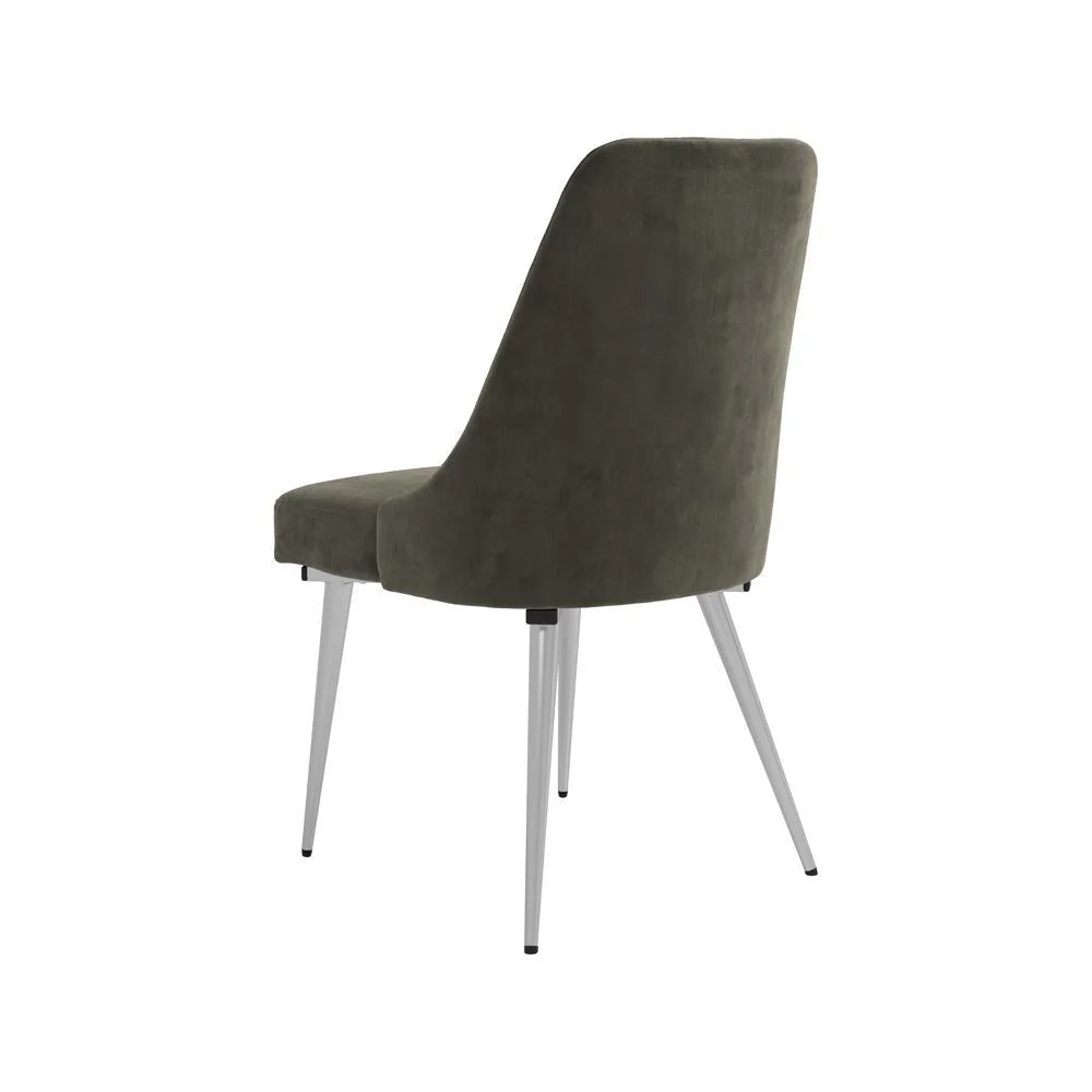 Cabianca Gray Curved Back Side Chairs, Set of 2 - Image 6