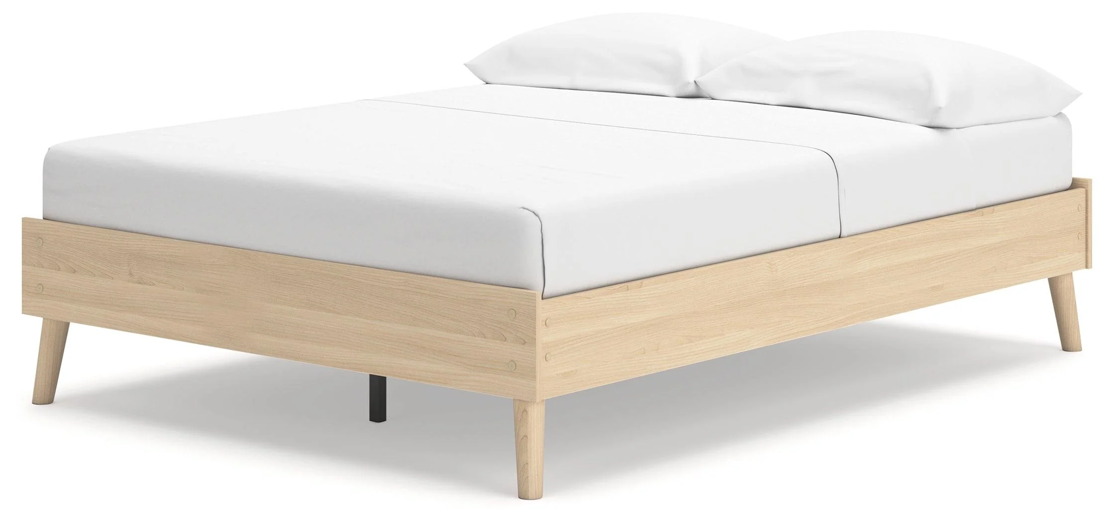 Cabinella Tan Full Platform Bed - Image 3