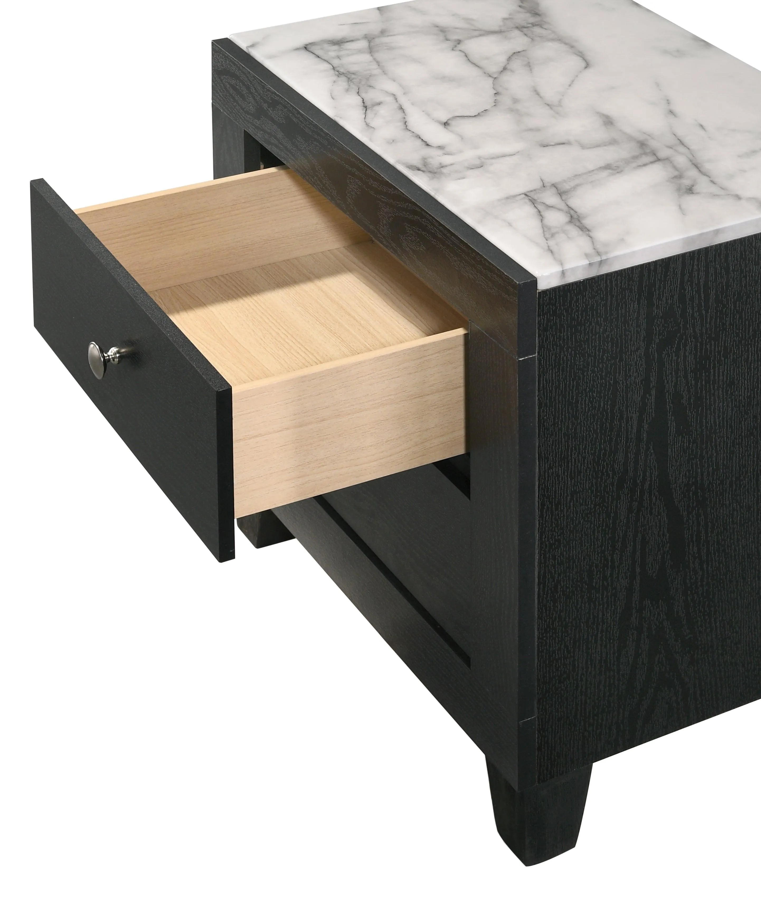 Cadence Black Nightstand - Image 2