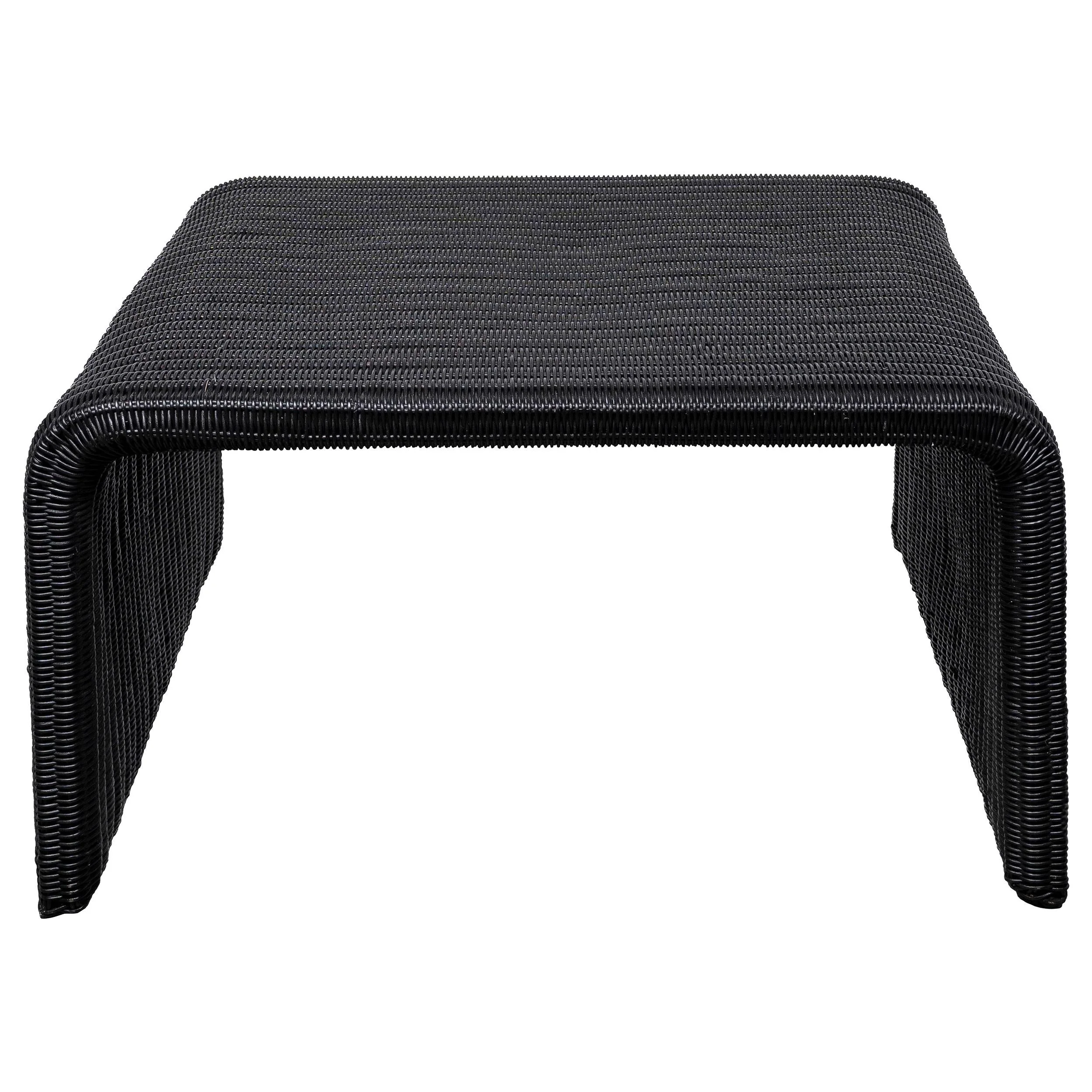 Cahya Black 3-Piece Rattan Coffee and End Table Set - Image 7
