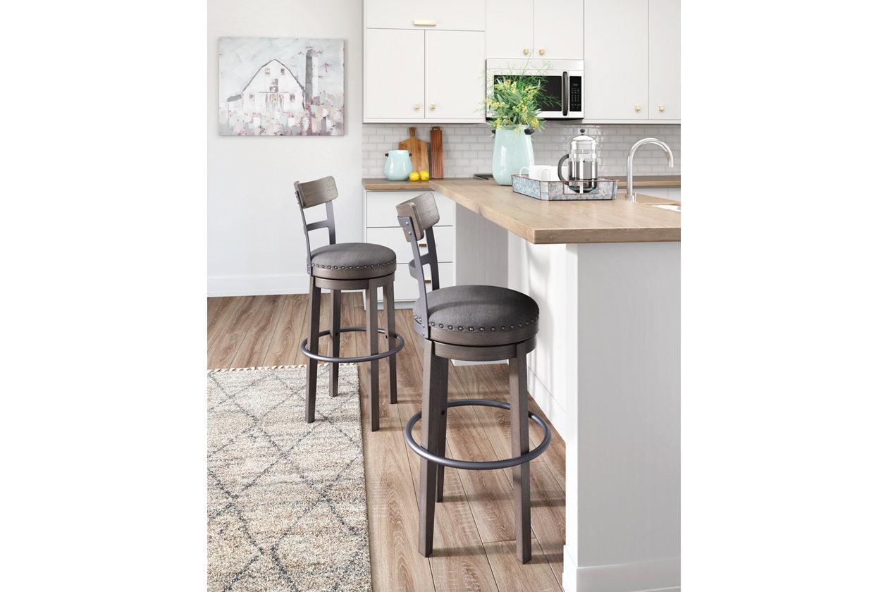 Caitbrook Gray Bar Height Barstool - Image 2