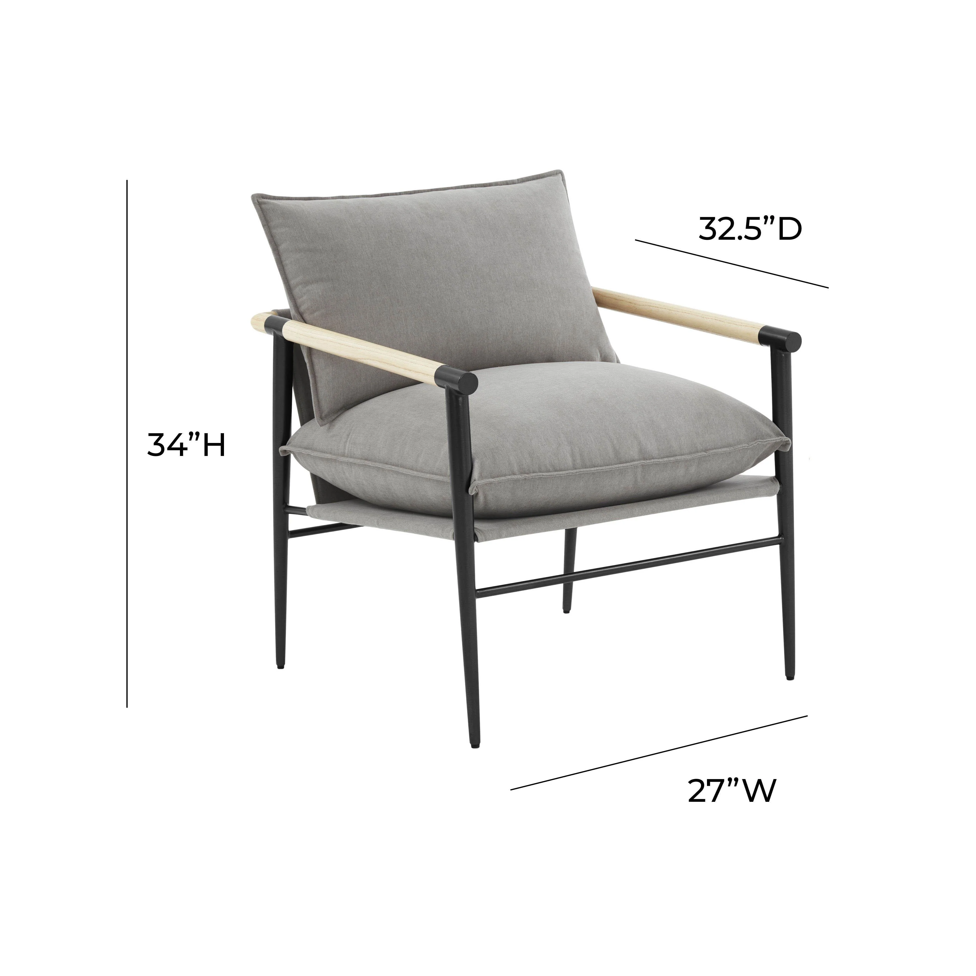 Cali Performance Fabric Accent Chair - Image 12