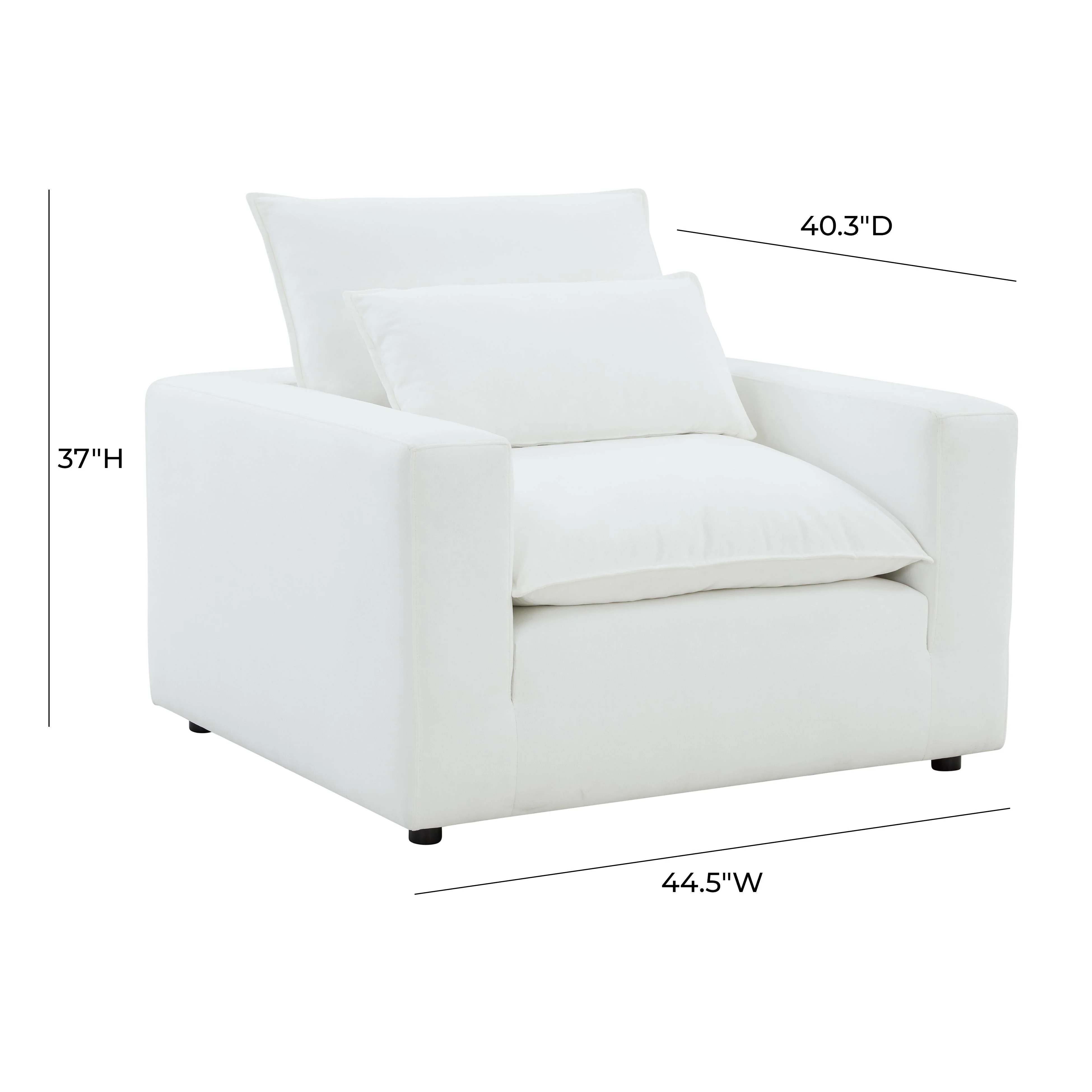 Cali Performance Fabric Armchair - Image 12