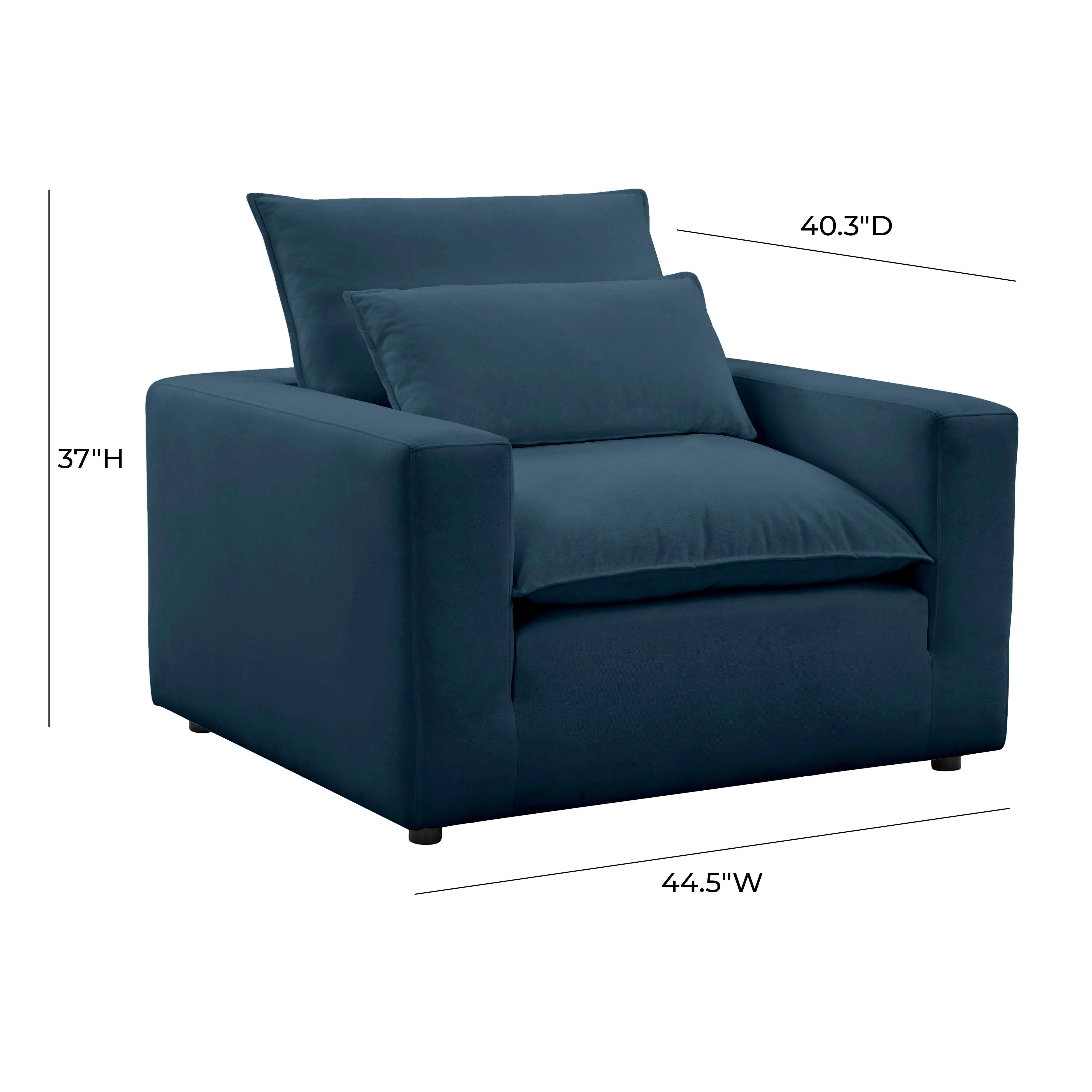 Cali Performance Fabric Armchair - Image 24