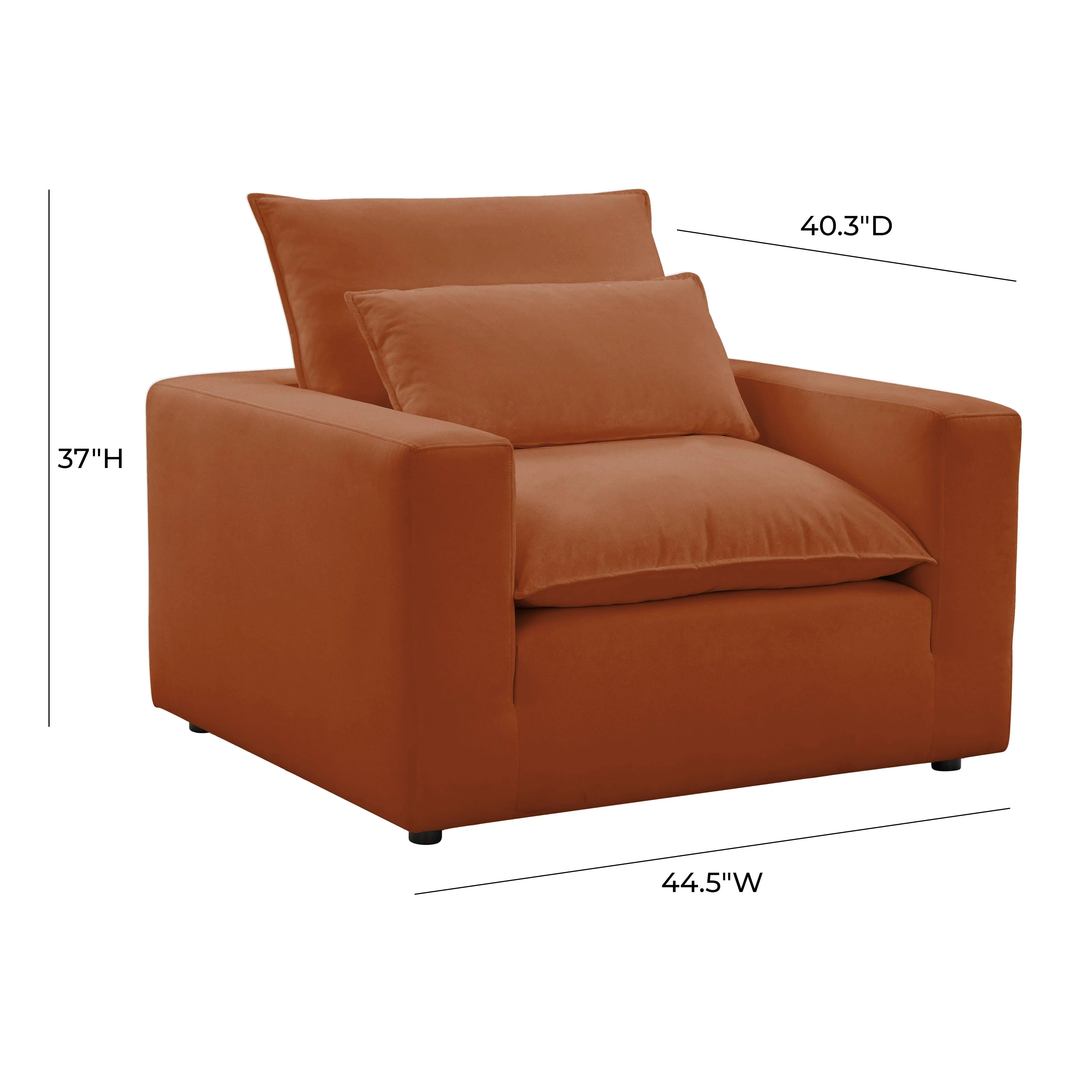 Cali Performance Fabric Armchair - Image 29