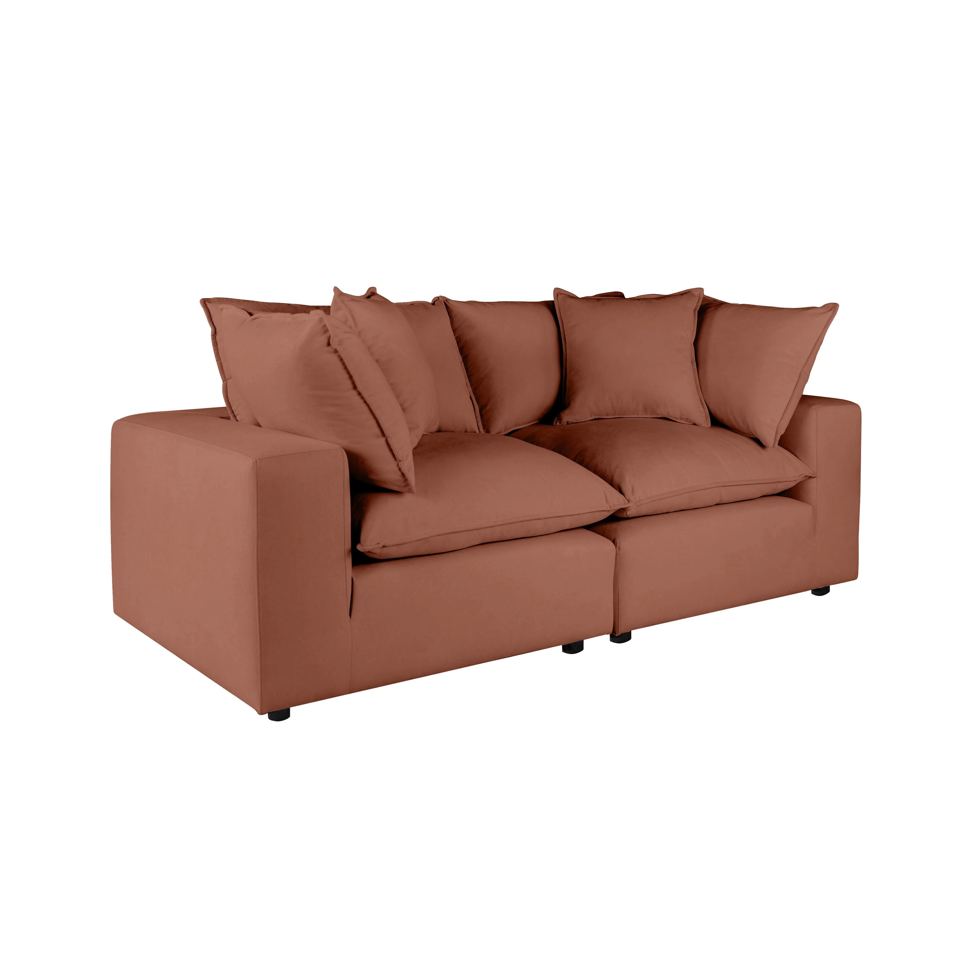 Cali Performance Fabric Modular Loveseat - Image 25