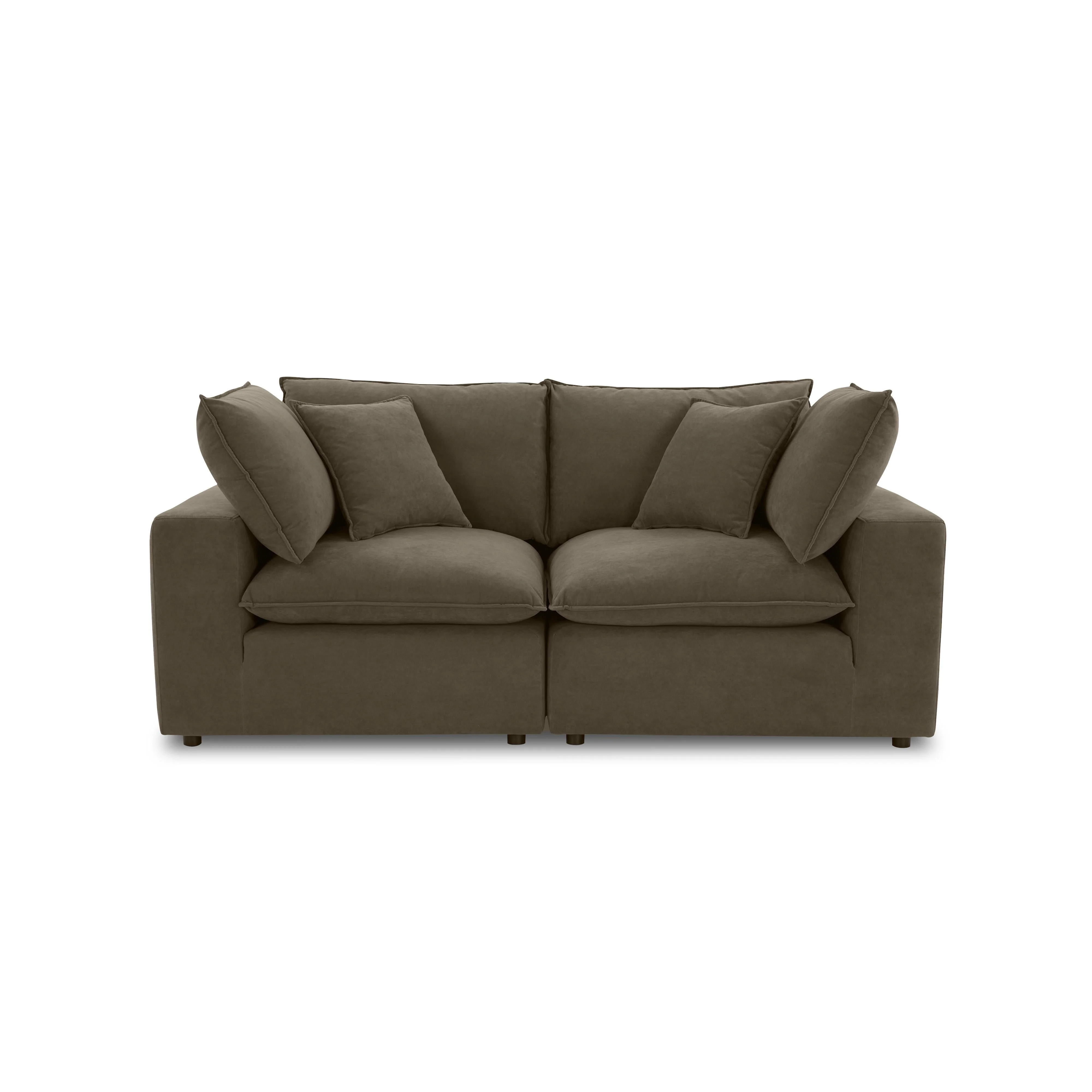 Cali Performance Fabric Modular Loveseat - Image 33