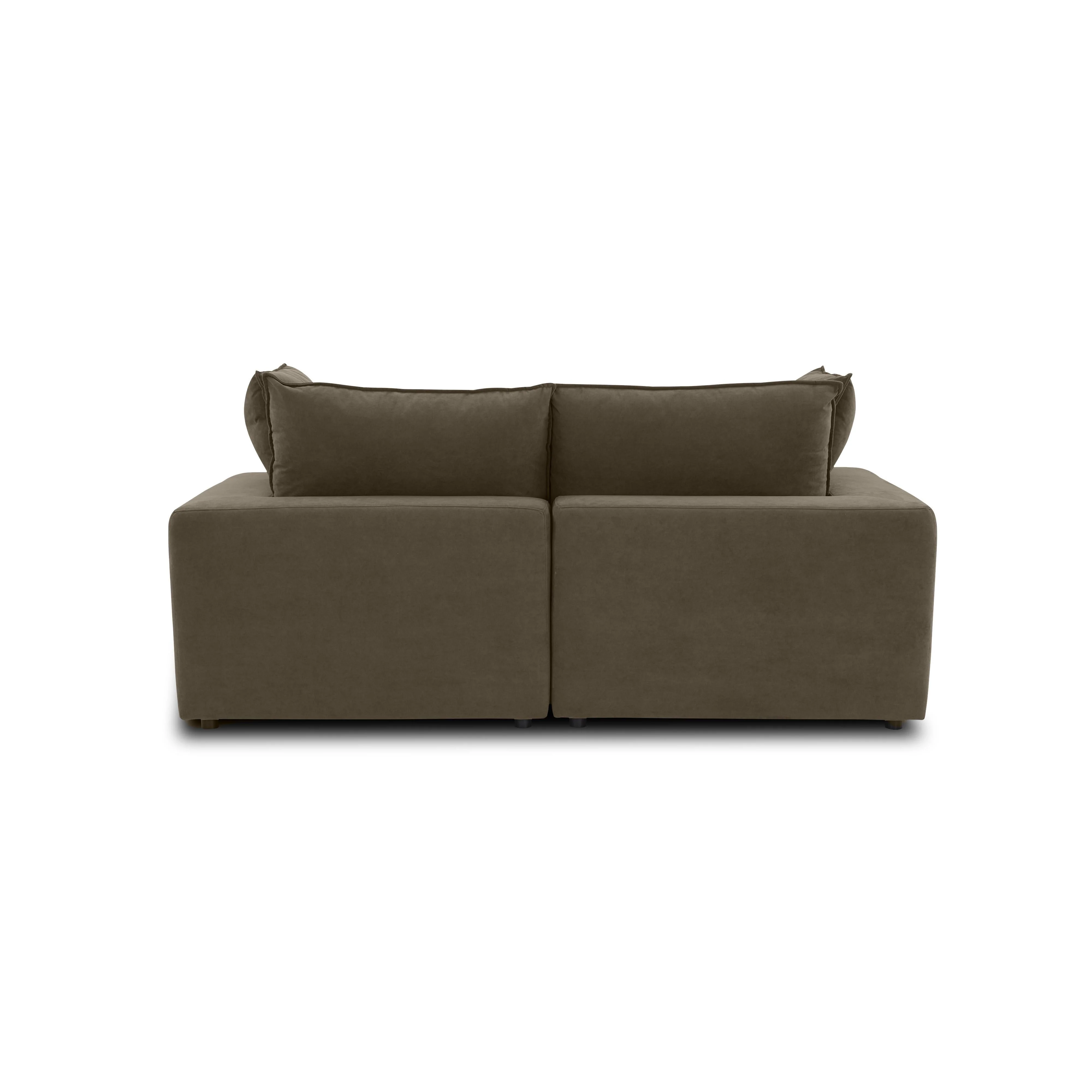 Cali Performance Fabric Modular Loveseat - Image 35