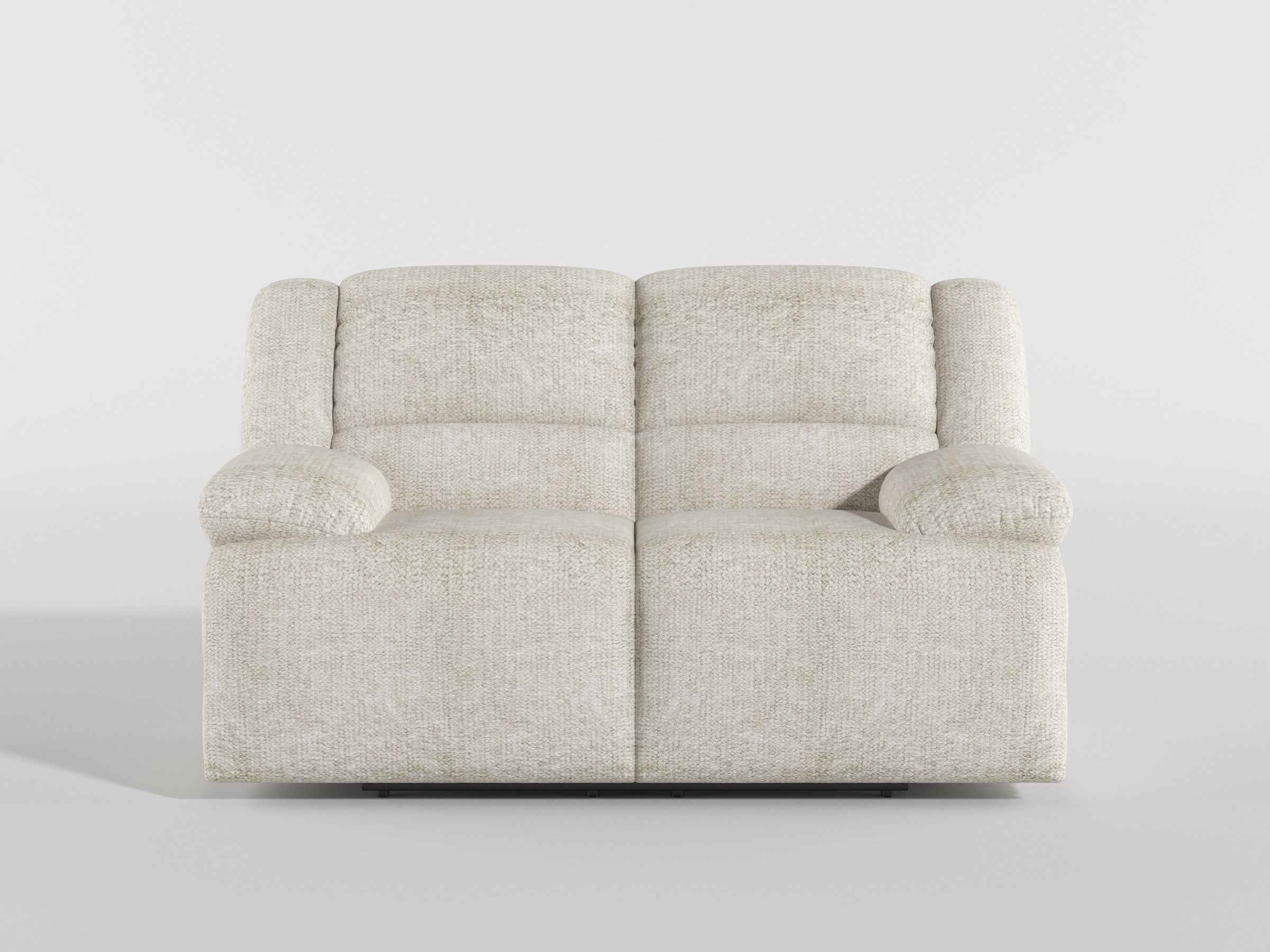 Caliber Beige Double Reclining Loveseat - Image 10
