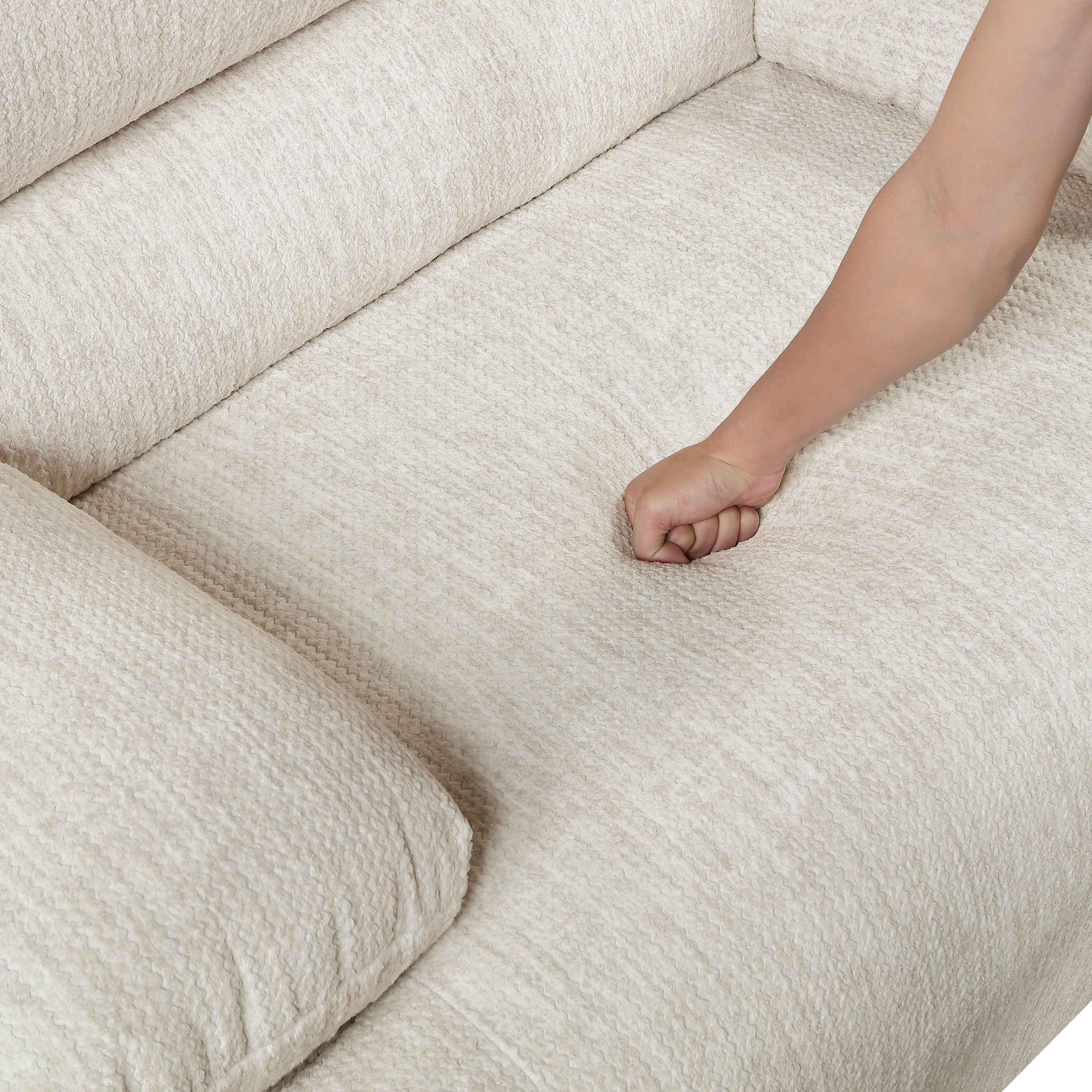 Caliber Beige Power Double Reclining Loveseat - Image 6