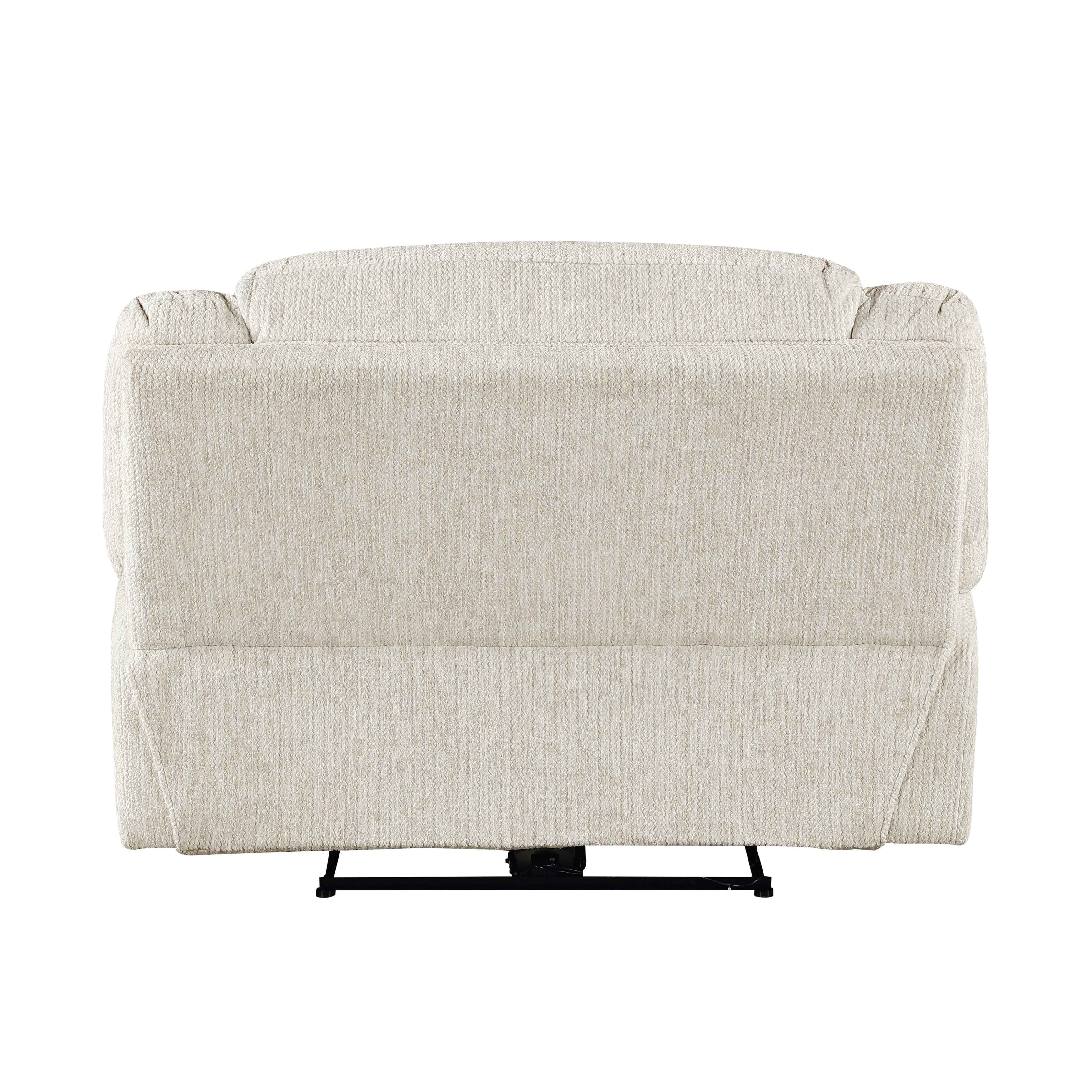 Caliber Beige Power Reclining Chair - Image 5