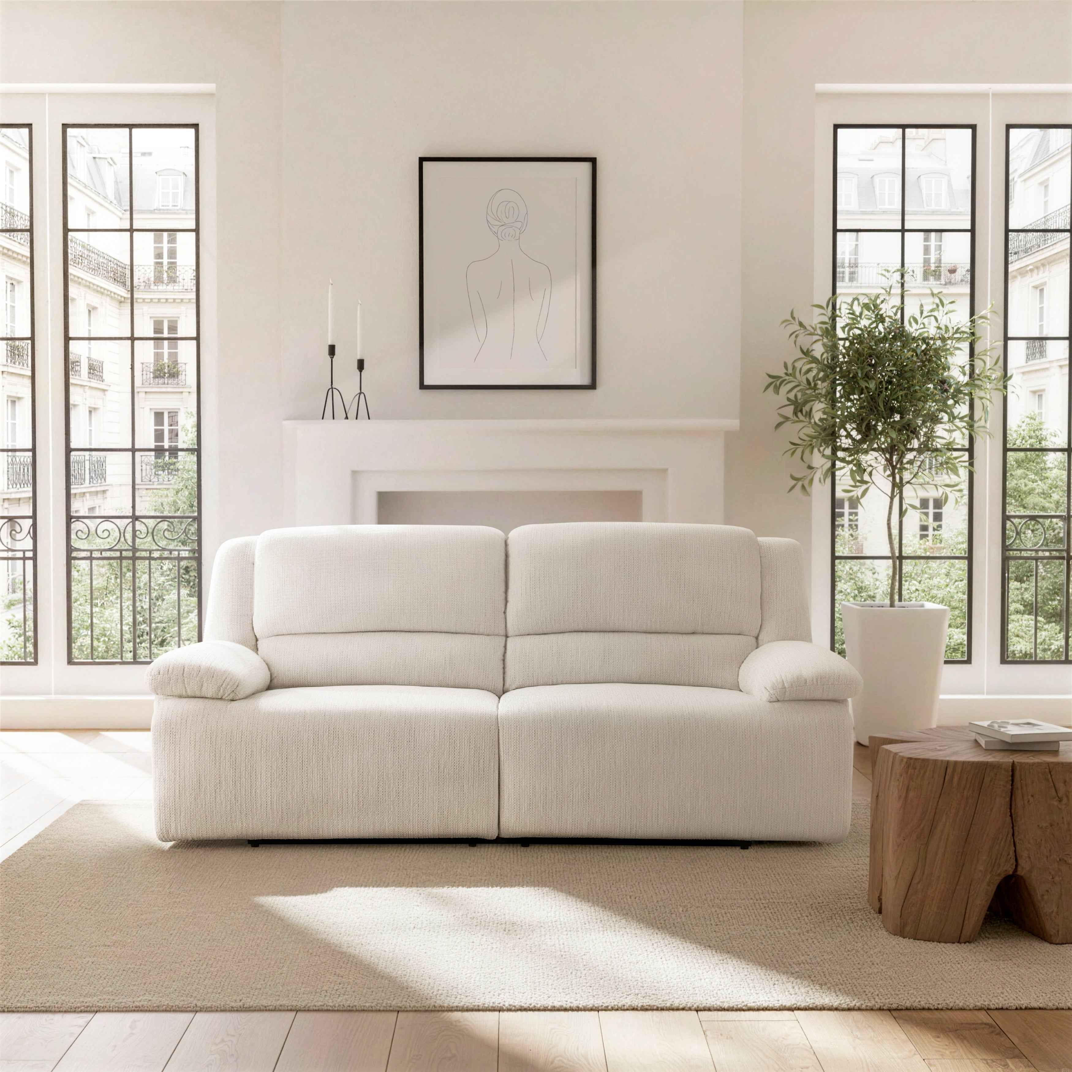 Caliber Beige Power Reclining Living Room Set - Image 22