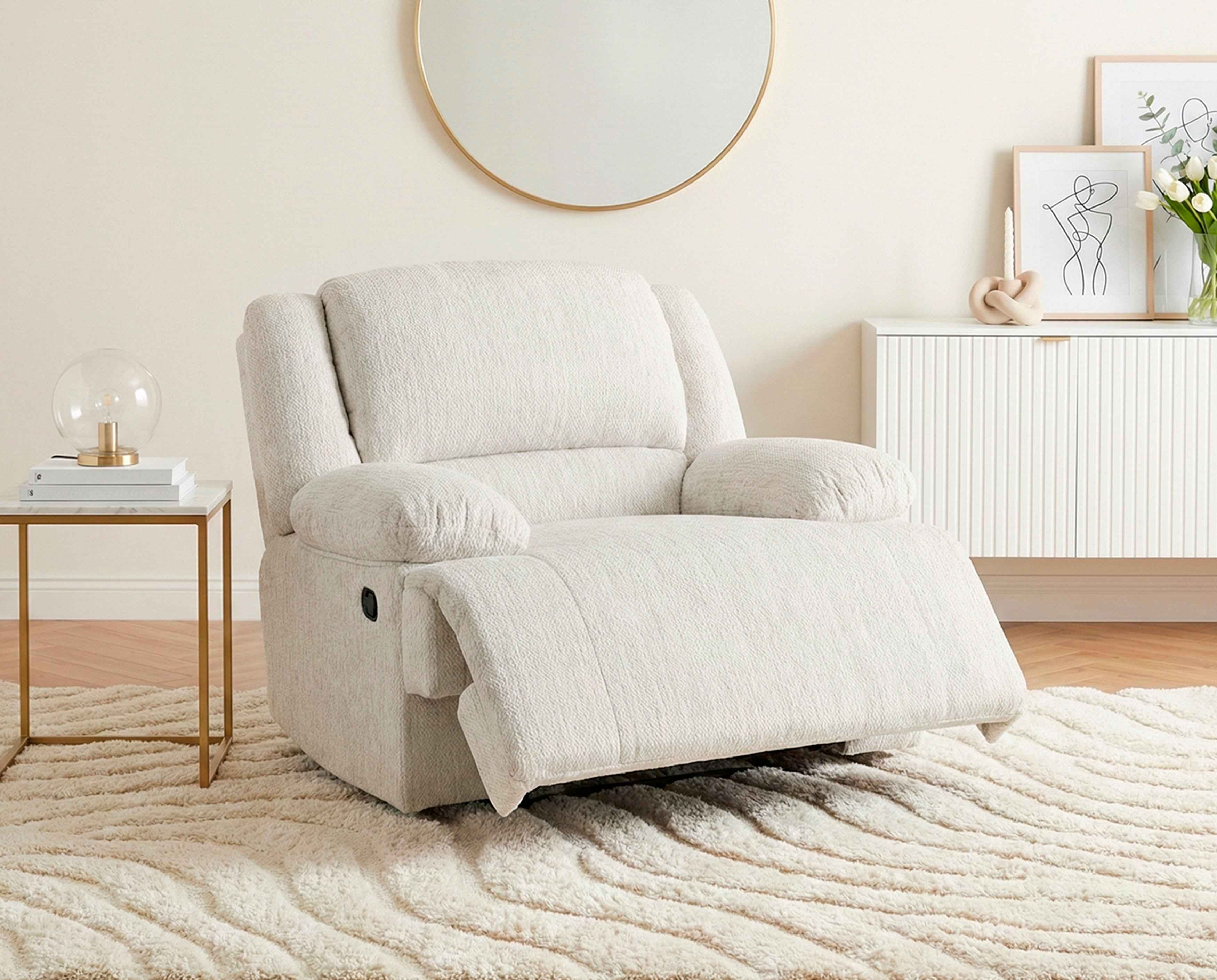 Caliber Beige Reclining Chair - Image 16
