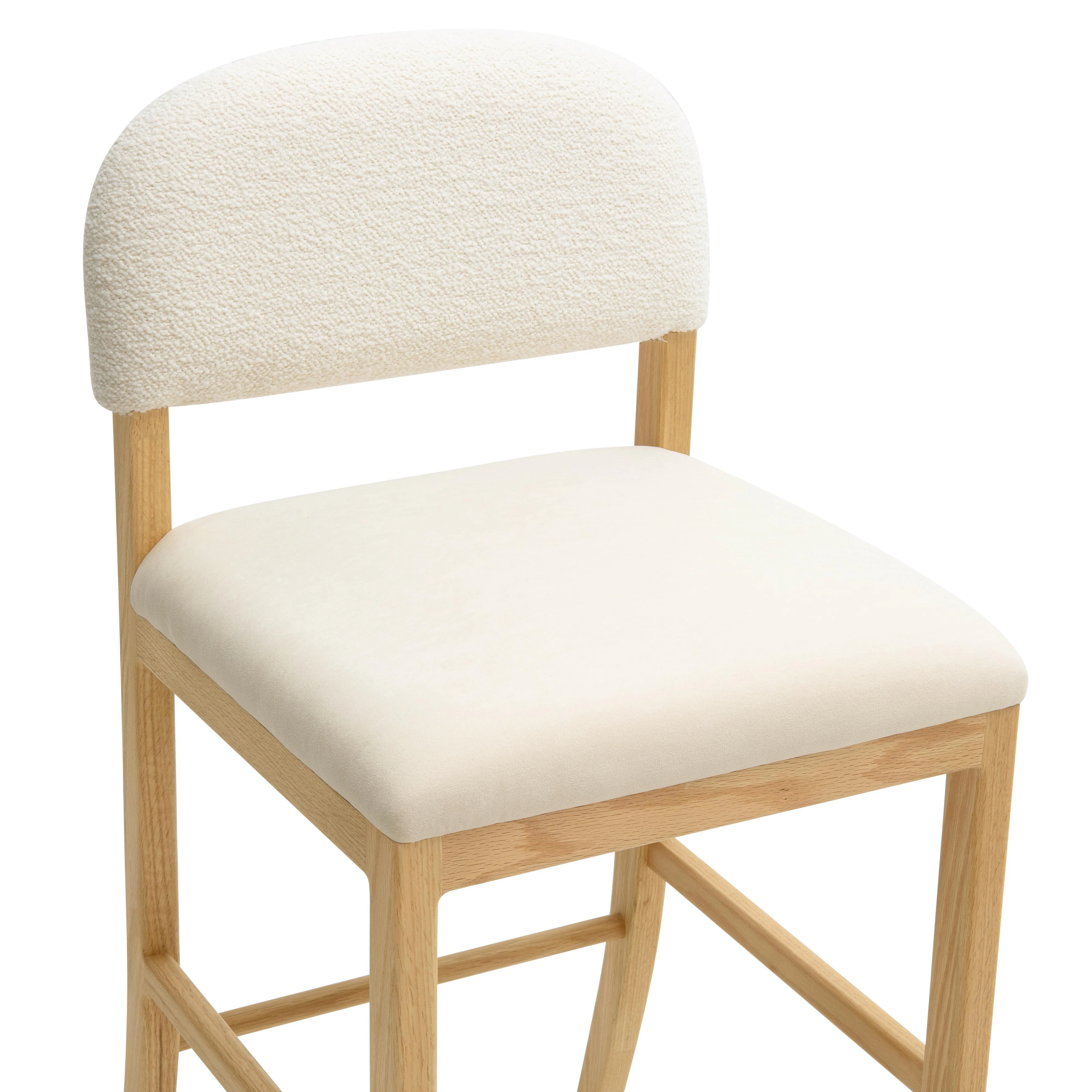 Calla Performance Velvet Counter Stool - Image 5