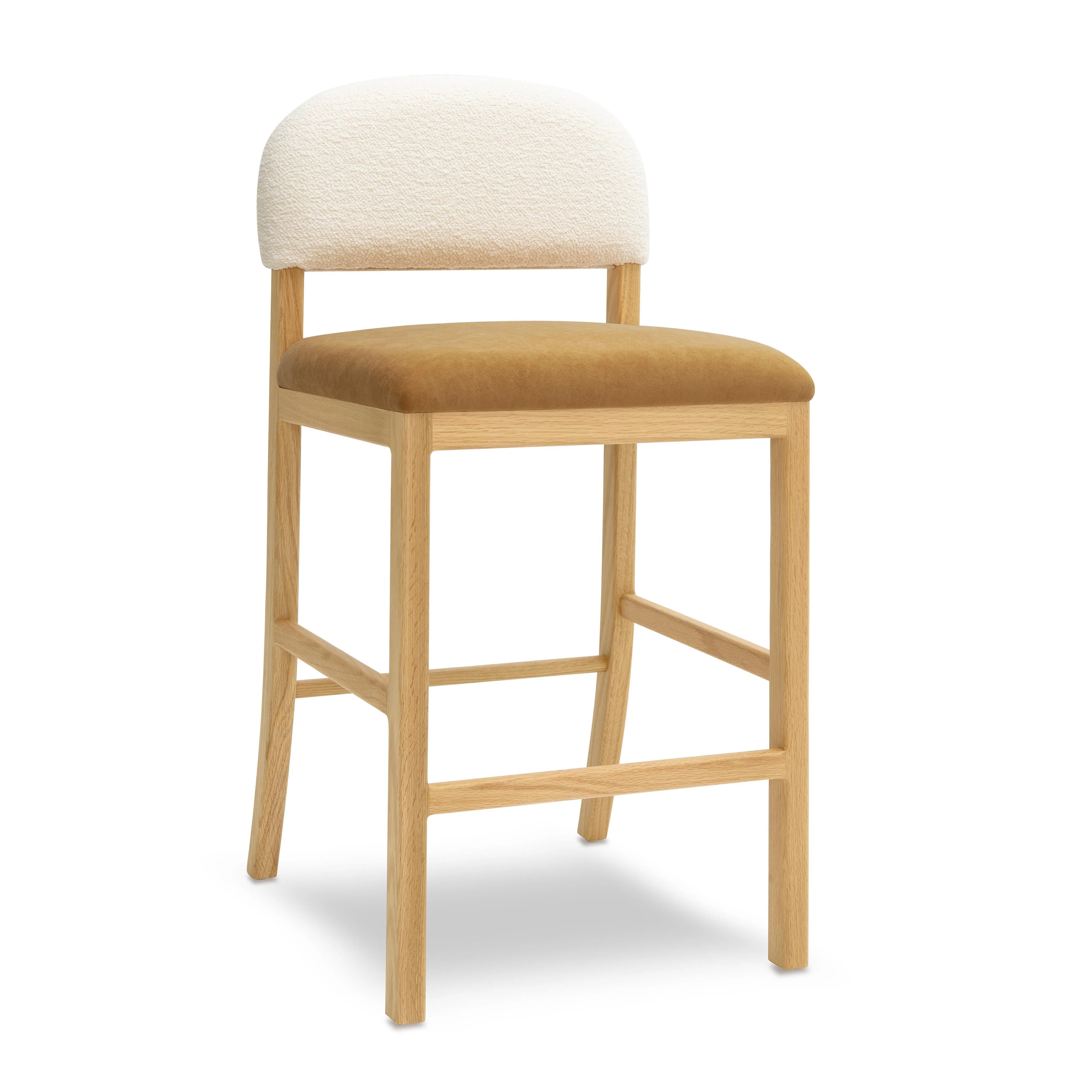 Calla Performance Velvet Counter Stool - Image 8