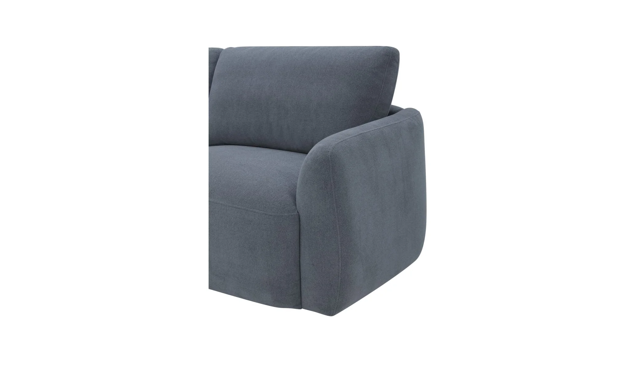 Callie Sofa 68 in. Slate Blue - Image 5