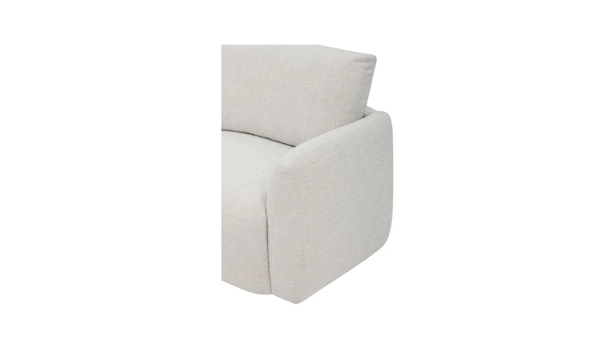 Callie Sofa 91 in. Flecked Oat - Image 5
