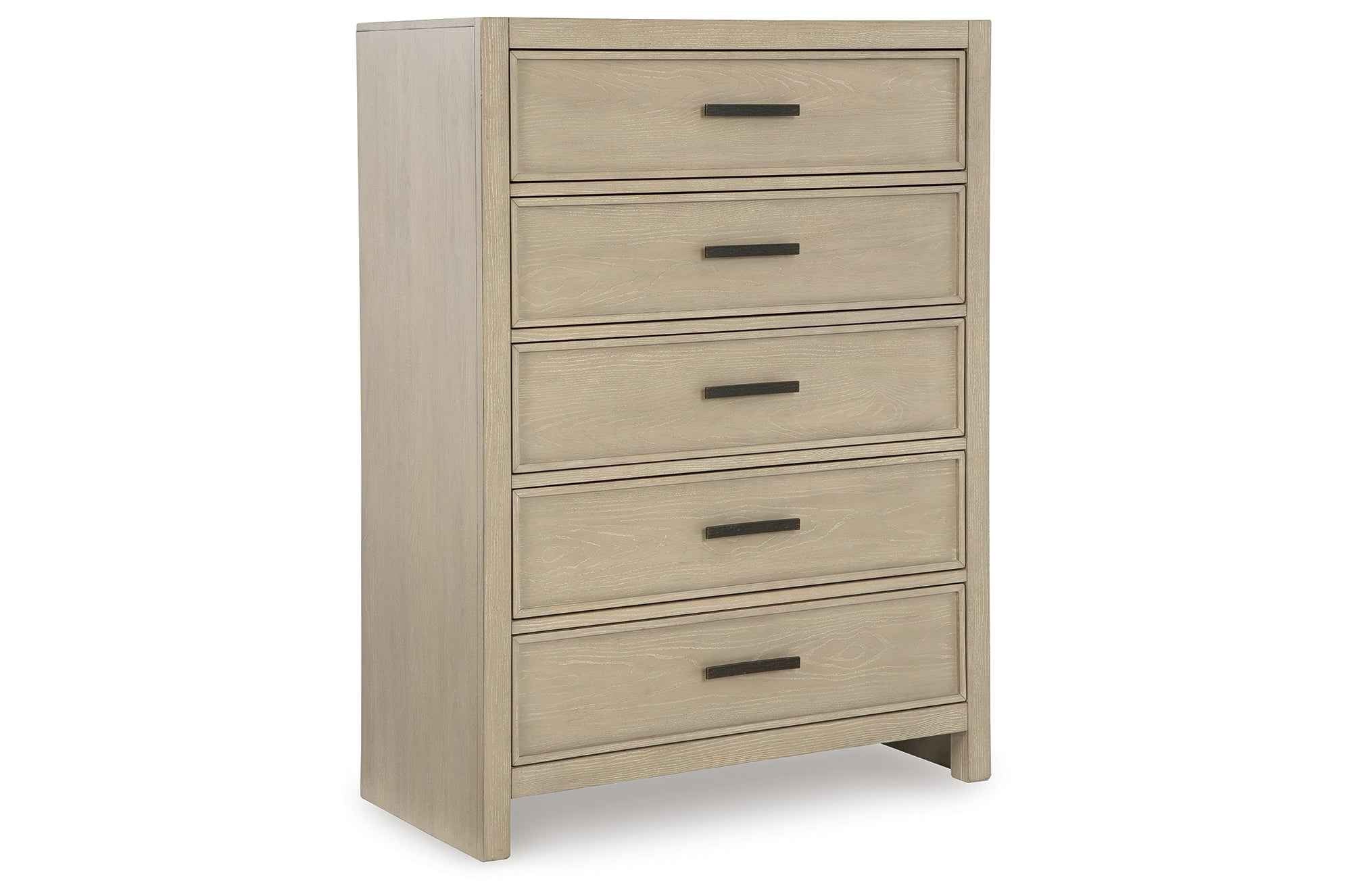 Calmoro Gray Bookcase Storage Panel Bedroom Set - Image 25