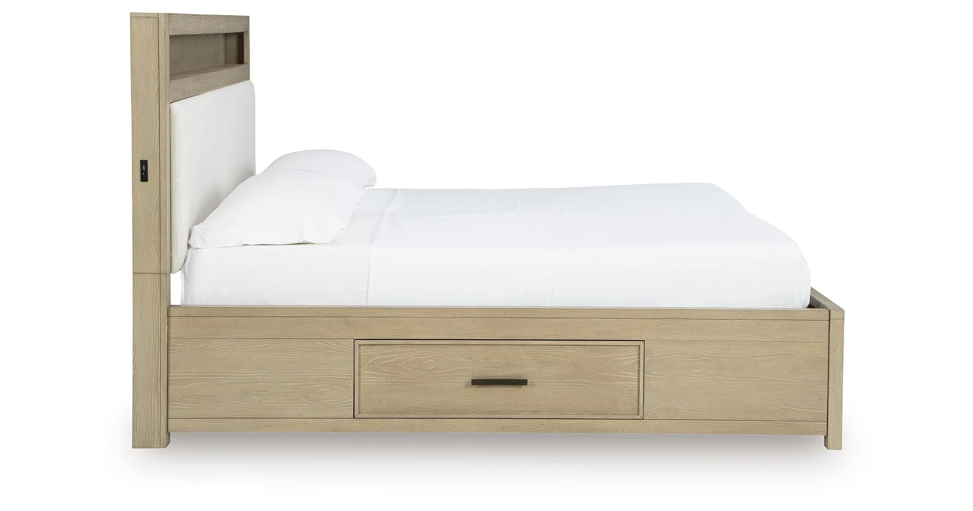 Calmoro Gray California King Bookcase Bed - Image 5